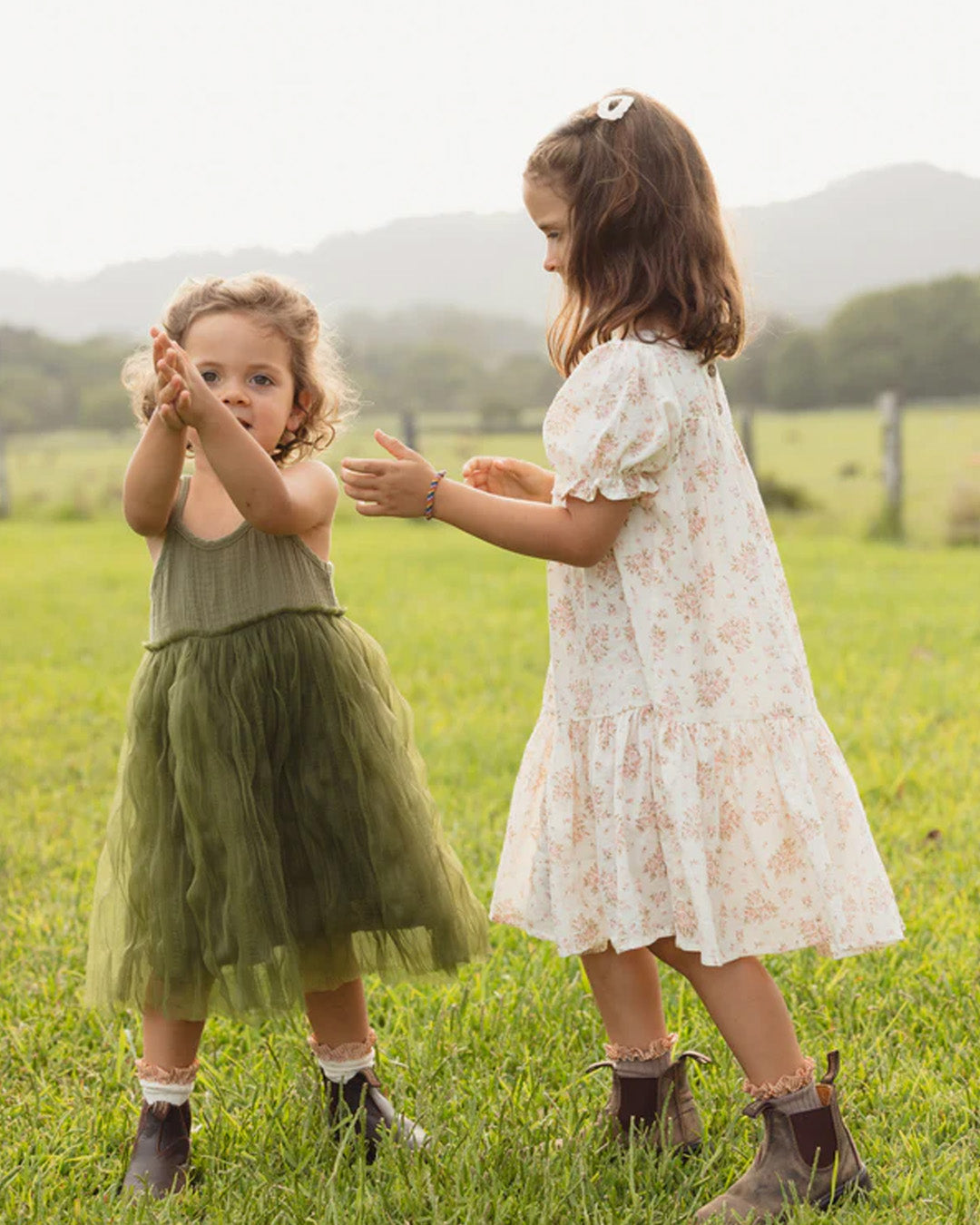 Valencia Bangalow Tutu Dress Eucalyptus