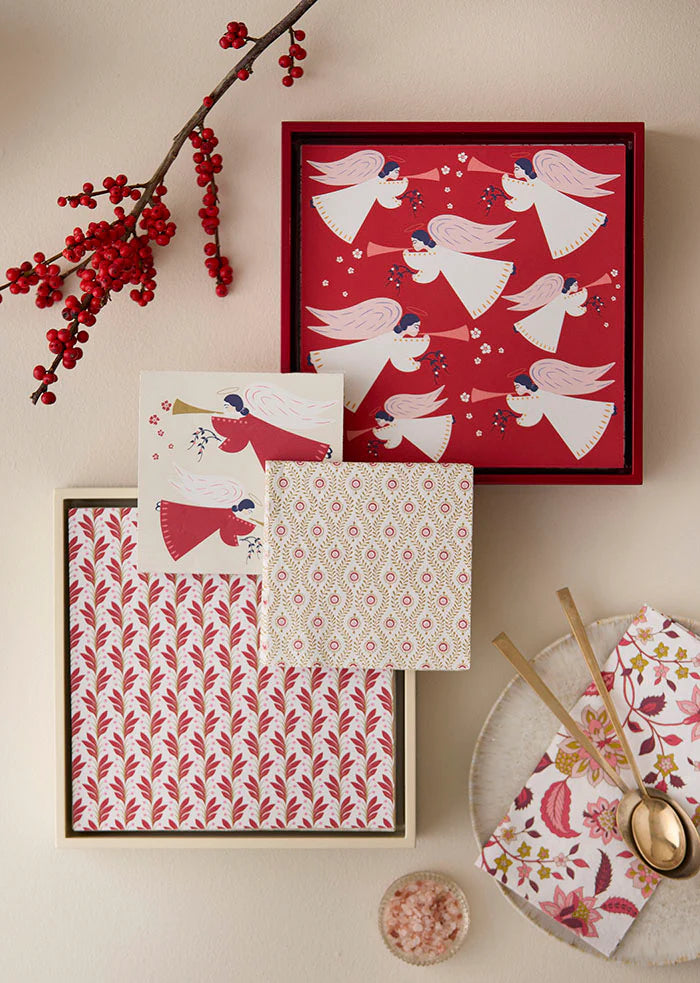 Bungalow Paper Napkin - Lulu Cerise (50pcs)