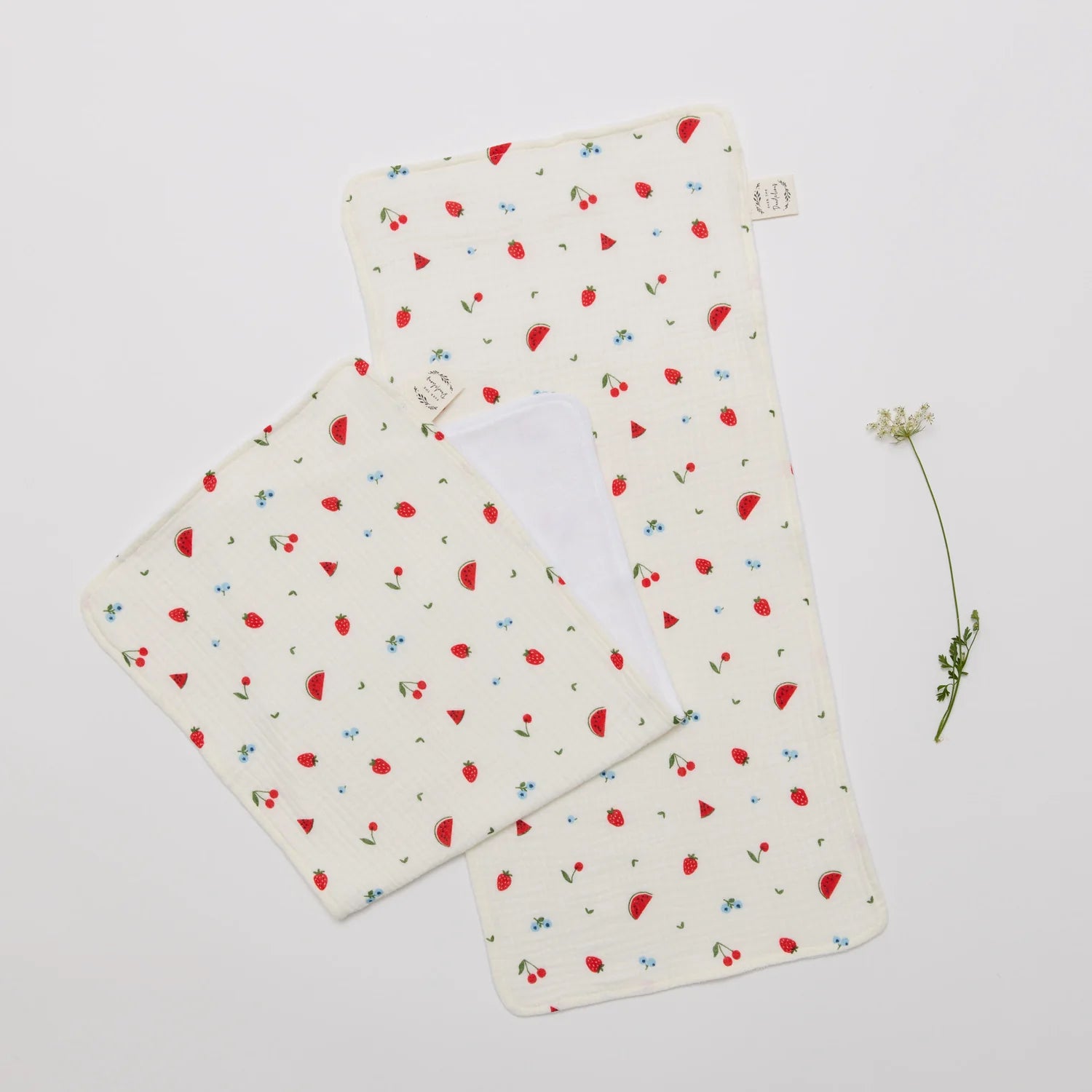 Over The Dandelions Burp Cloth Set Of 2 Sweet Pickings