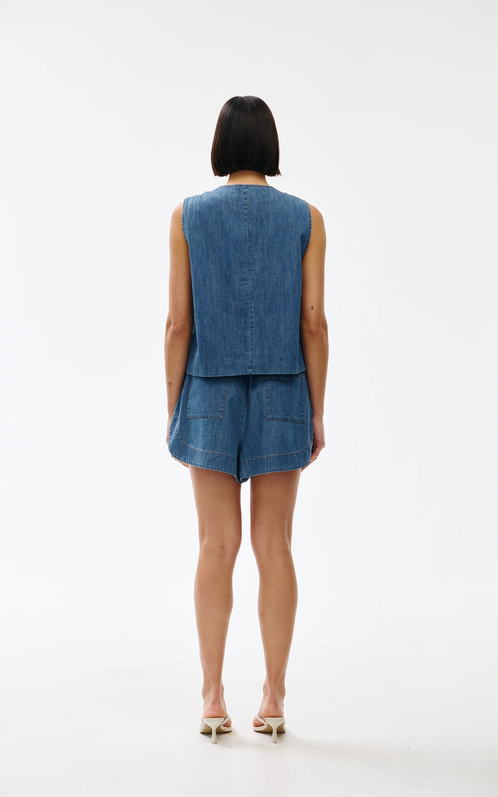 Kinney Camille Vest Denim