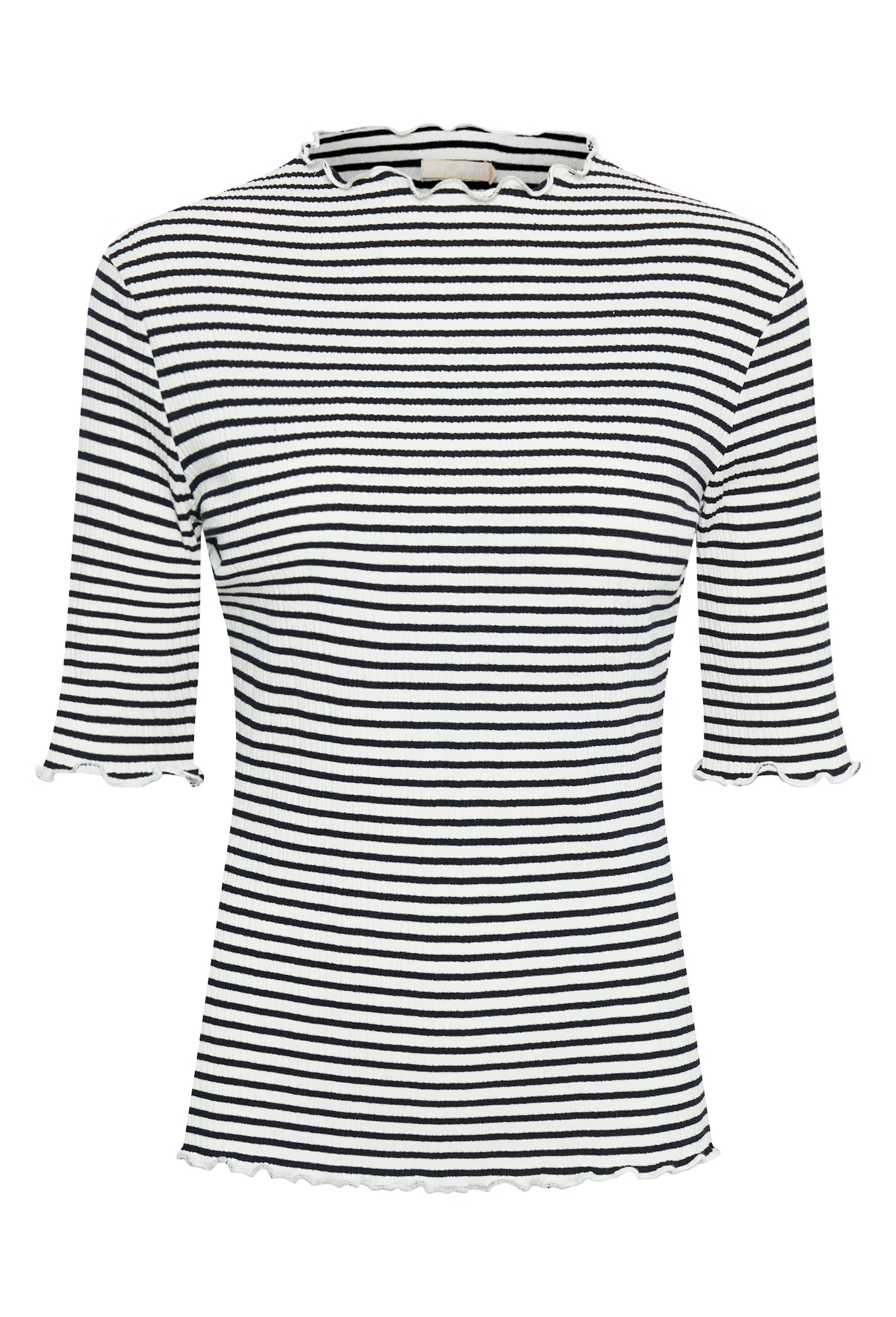 Karen By Simonsen CandaceKB Stripe SS Tee Egret/Night Sky