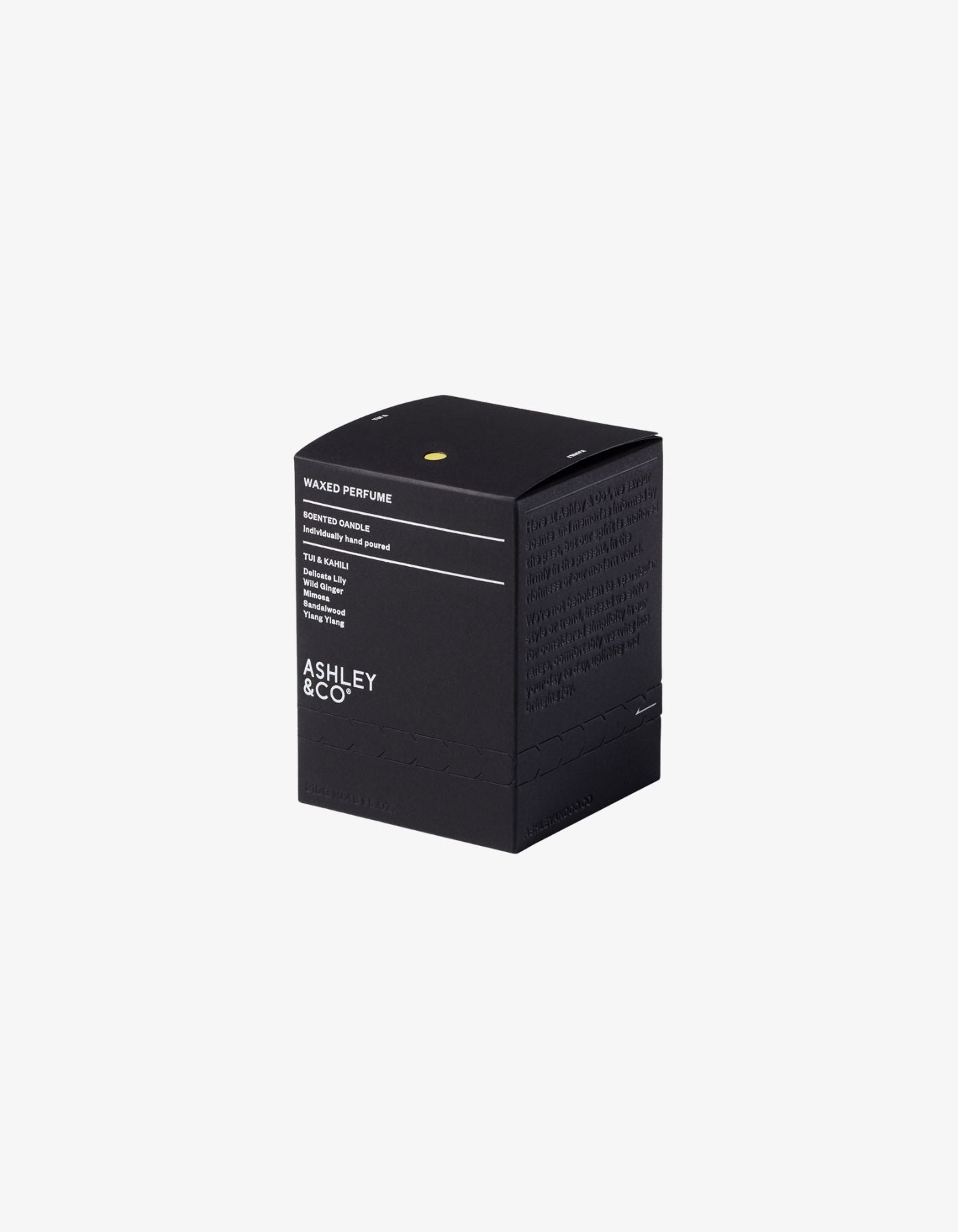 Ashley & Co Waxed Perfume Candle Tui & Kahili