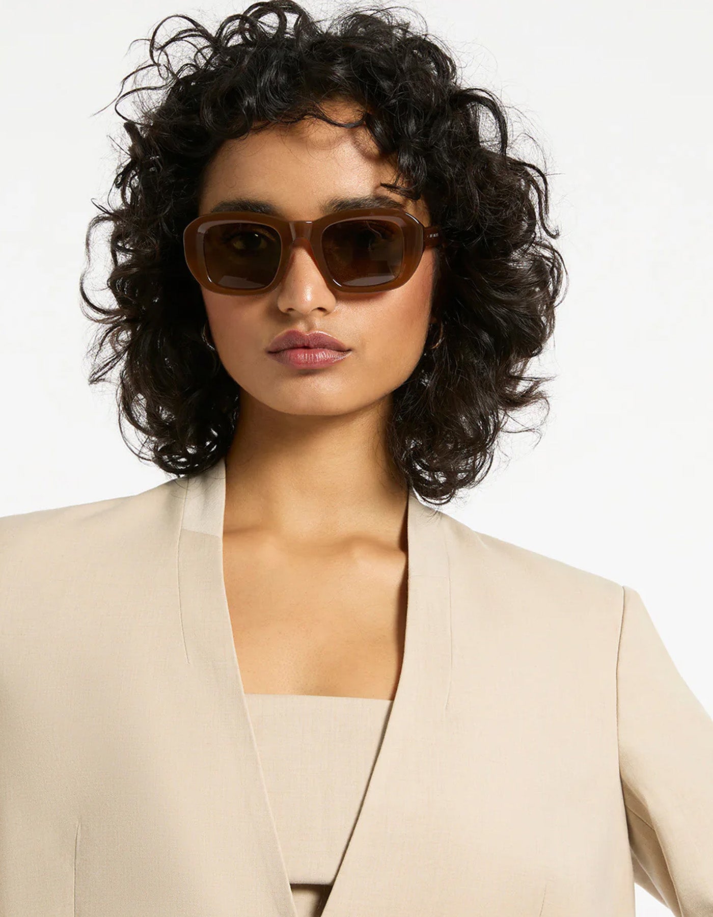 Status Anxiety Cascade Brown Sunglasses