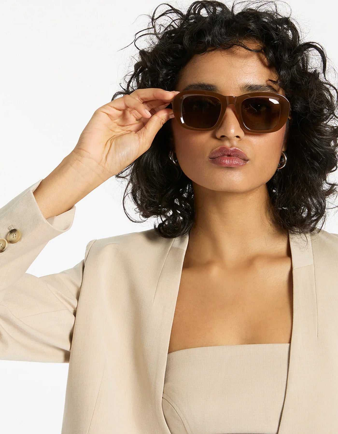 Status Anxiety Cascade Brown Sunglasses
