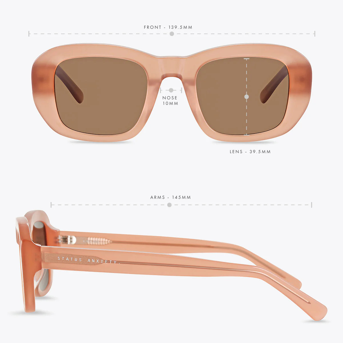 Status Anxiety Cascade Rose Sunglasses