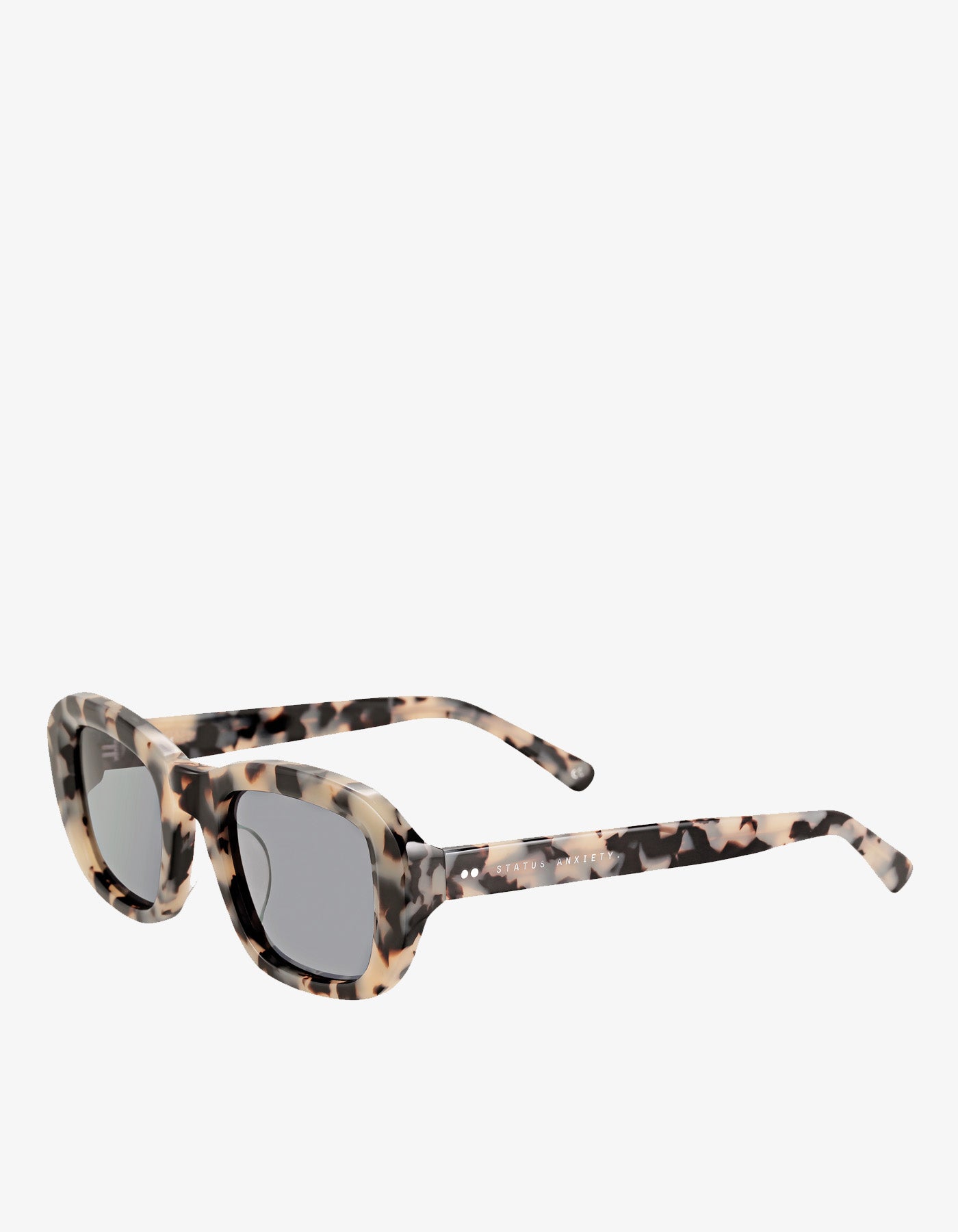 Status Anxiety Cascade White Tort Sunglasses