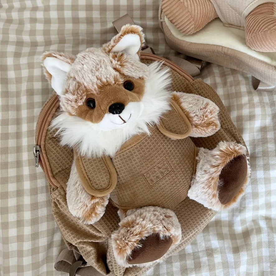 Chai Baby Brown Fox Kids Backpack | Toddler Backpack