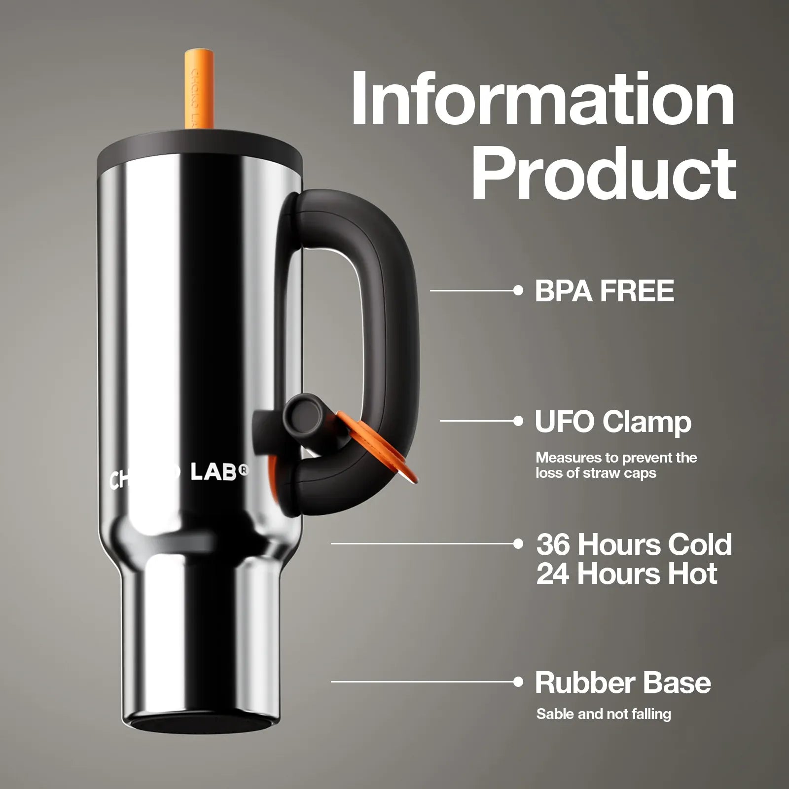 Chako Lab Bawang Tumbler - Black