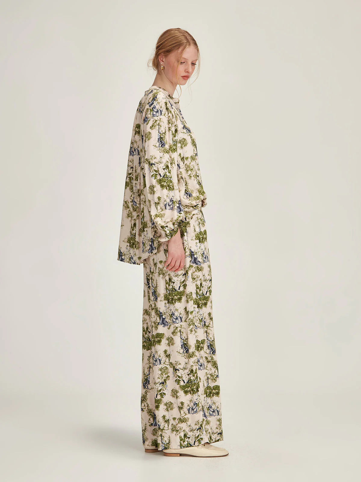 Sills Clara Print Pant Moss Print