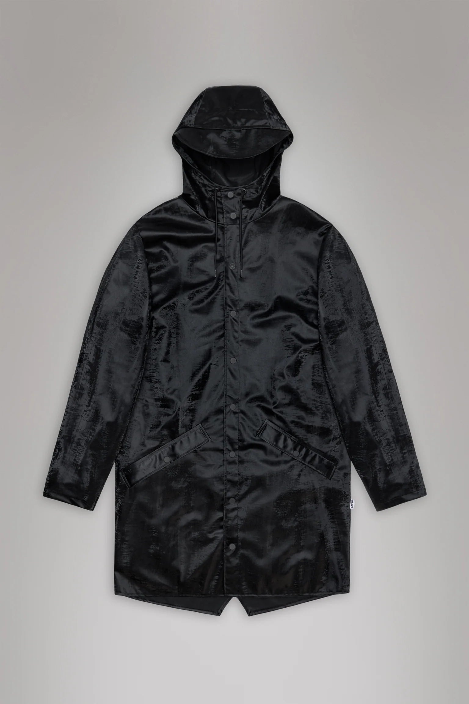 Rains Long Jacket - Coal