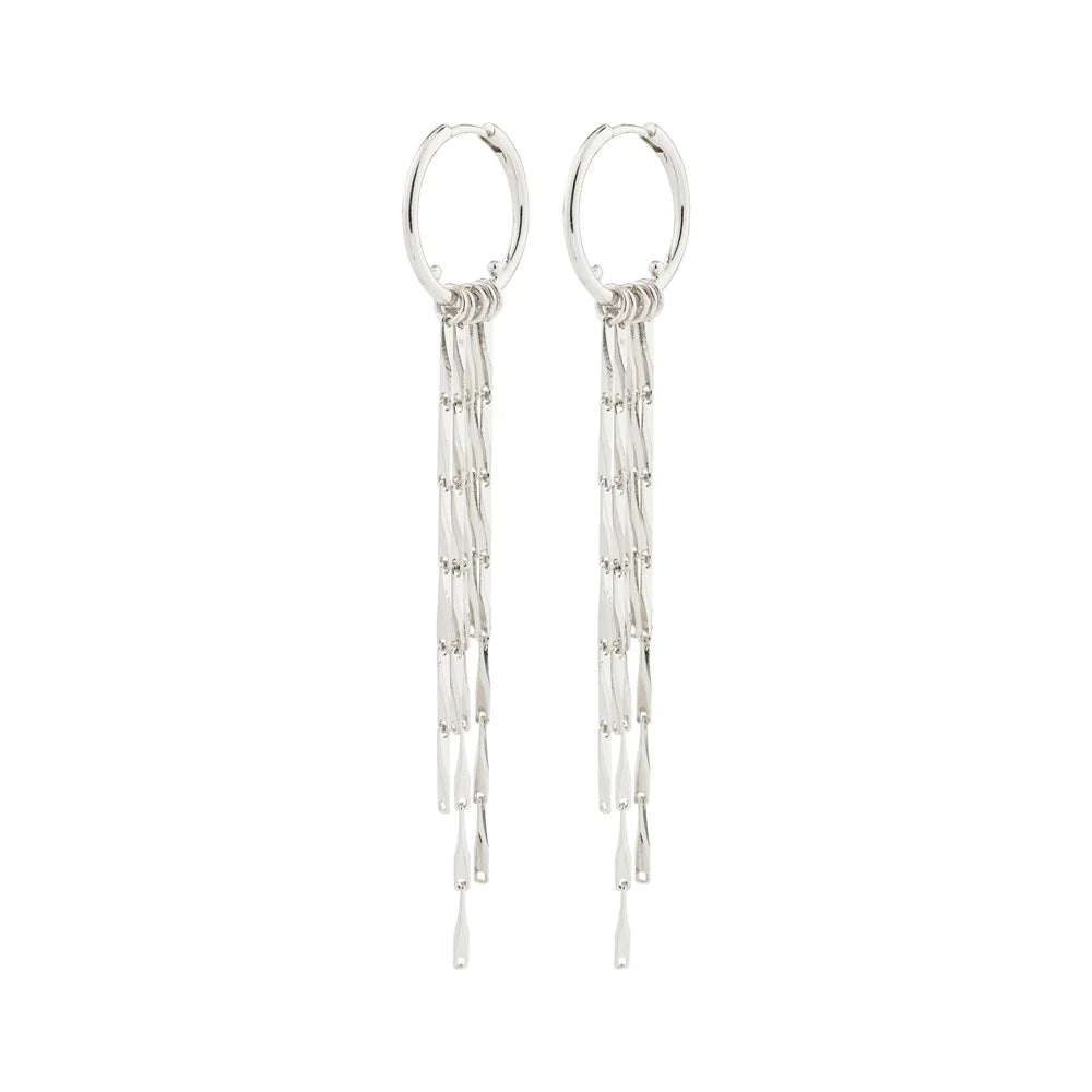 Pilgrim Connect Recycled Earrings Silver Plated
