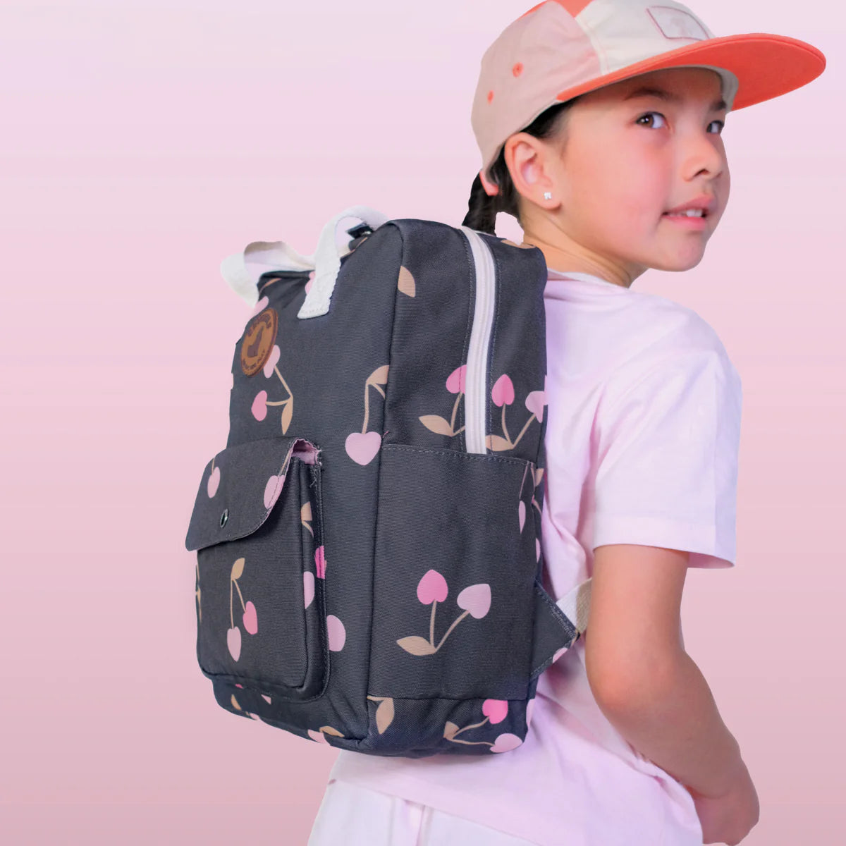 Crywolf Mini Backpack Cherry Hearts