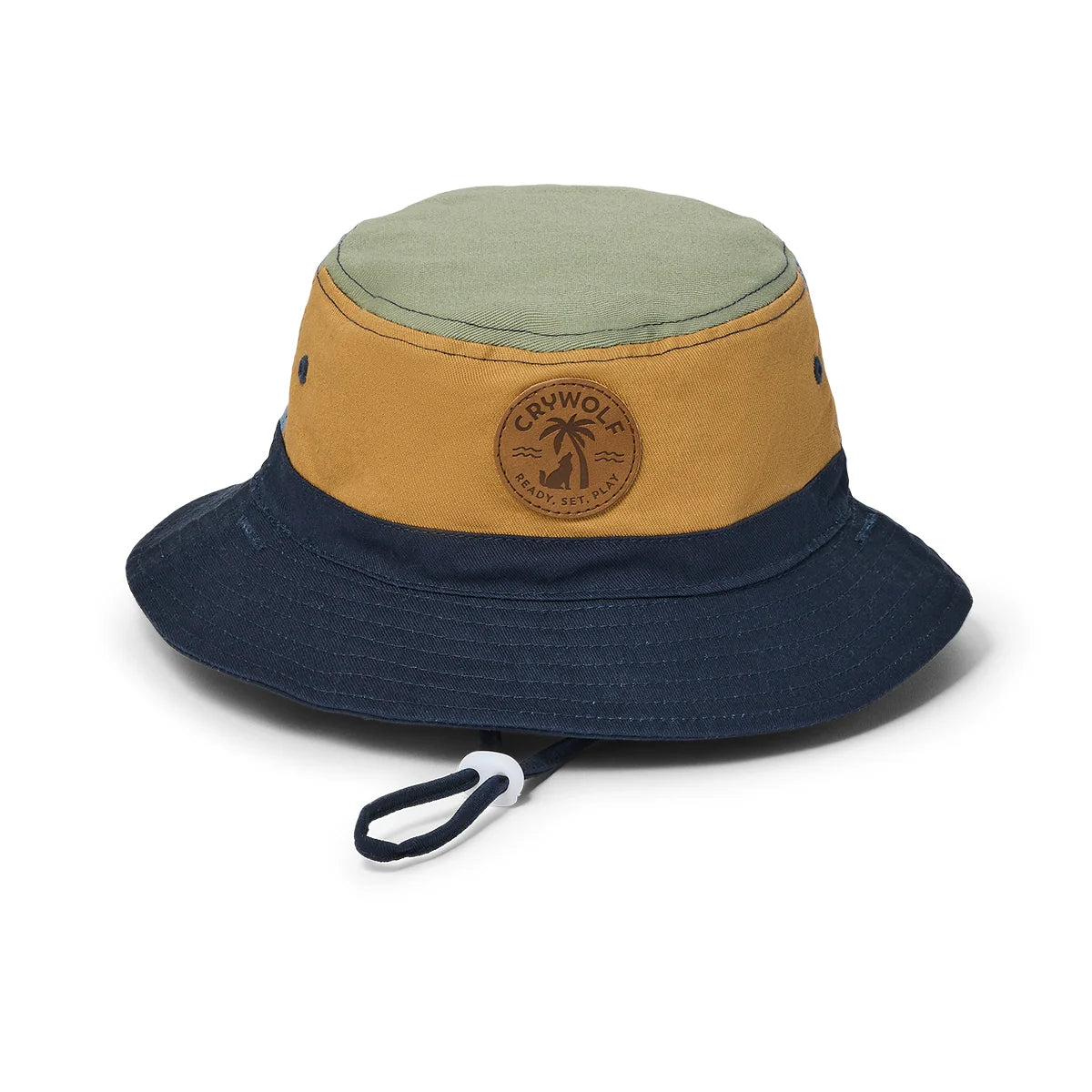 Crywolf Reversible Bucket Hat Indigo Colourblock