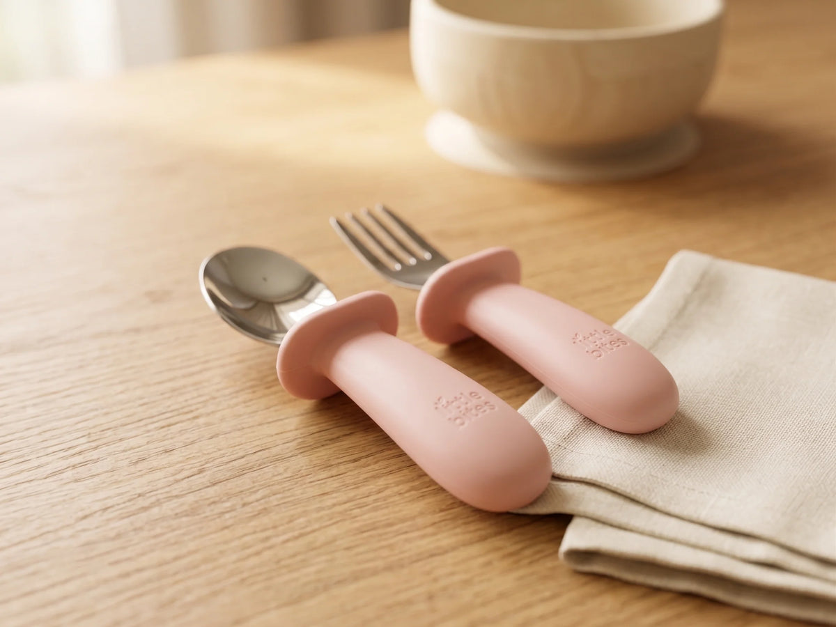 Little Bites Cutlery. Set Blush