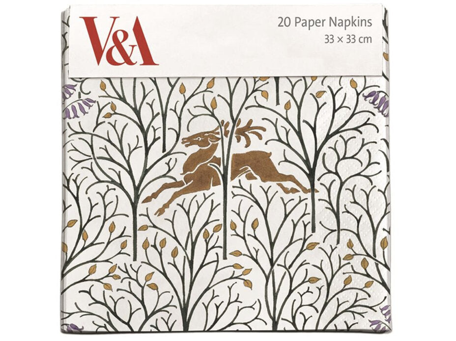 Deer In The Forest Christmas Napkins