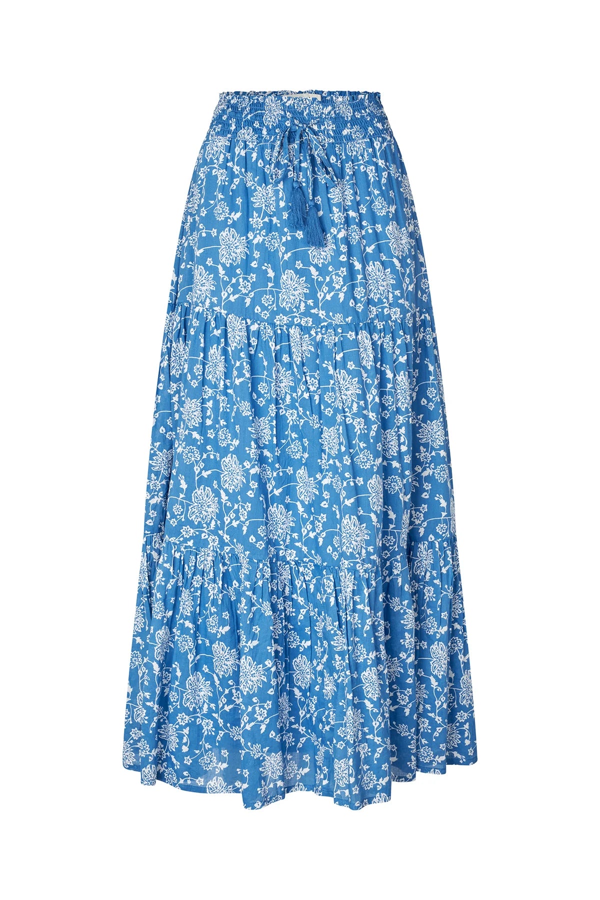 Lollys Laundry Diamond Maxi Skirt Blue