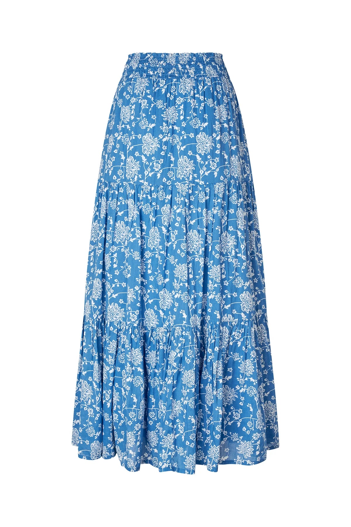 Lollys Laundry Diamond Maxi Skirt Blue