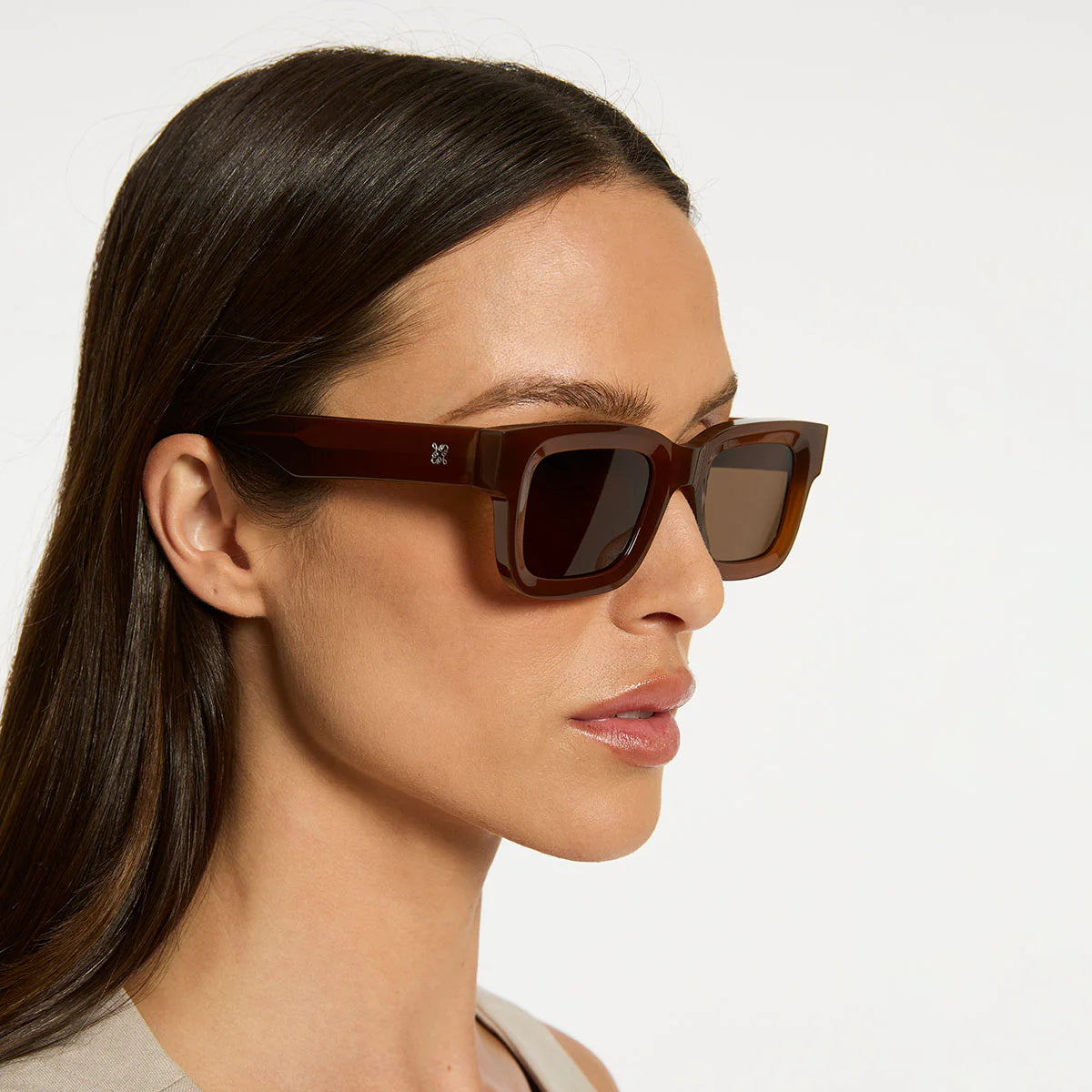 Status Anxiety Disorient Brown Sunglasses