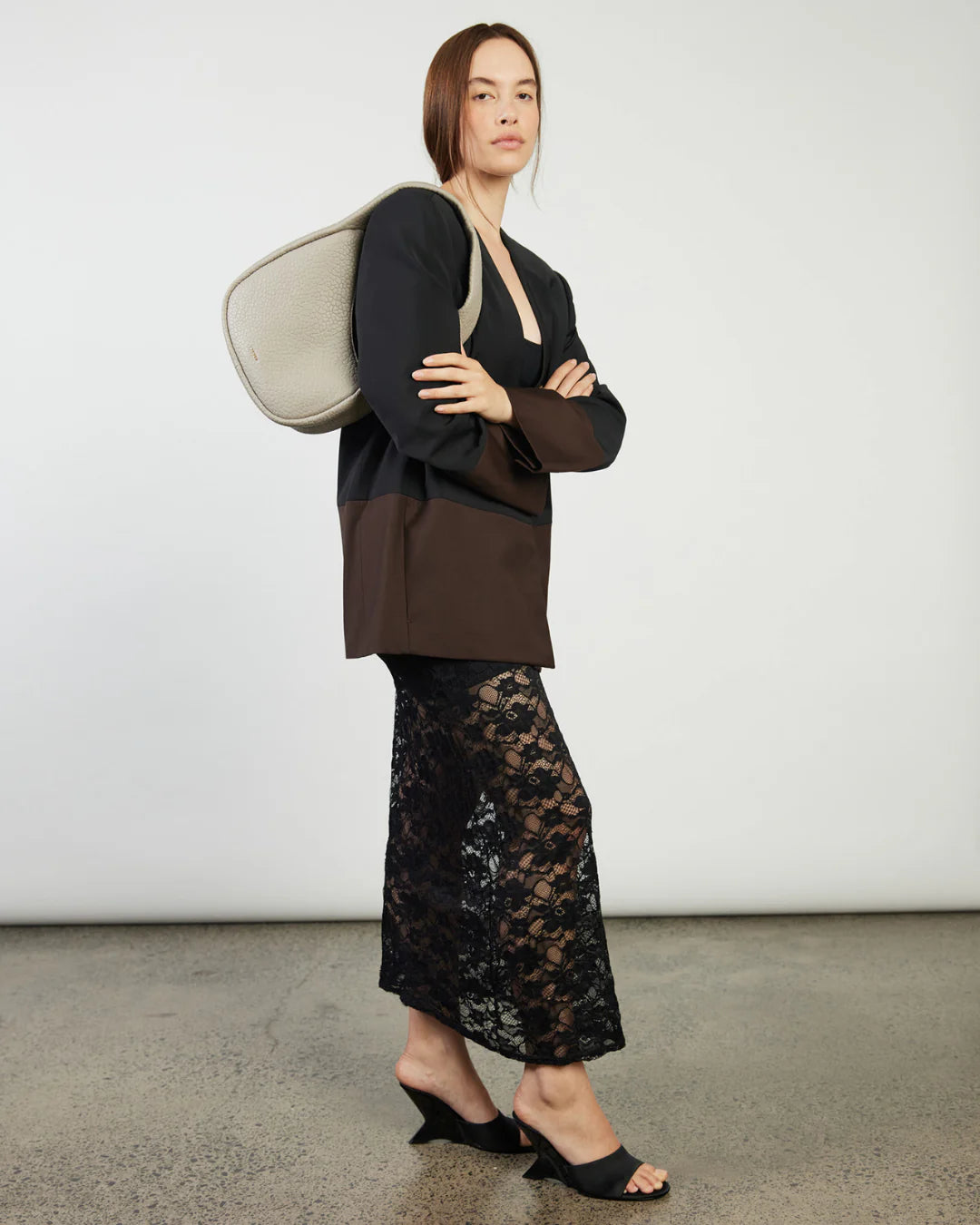 Saben Harper Shoulder Bag Dove Bubble