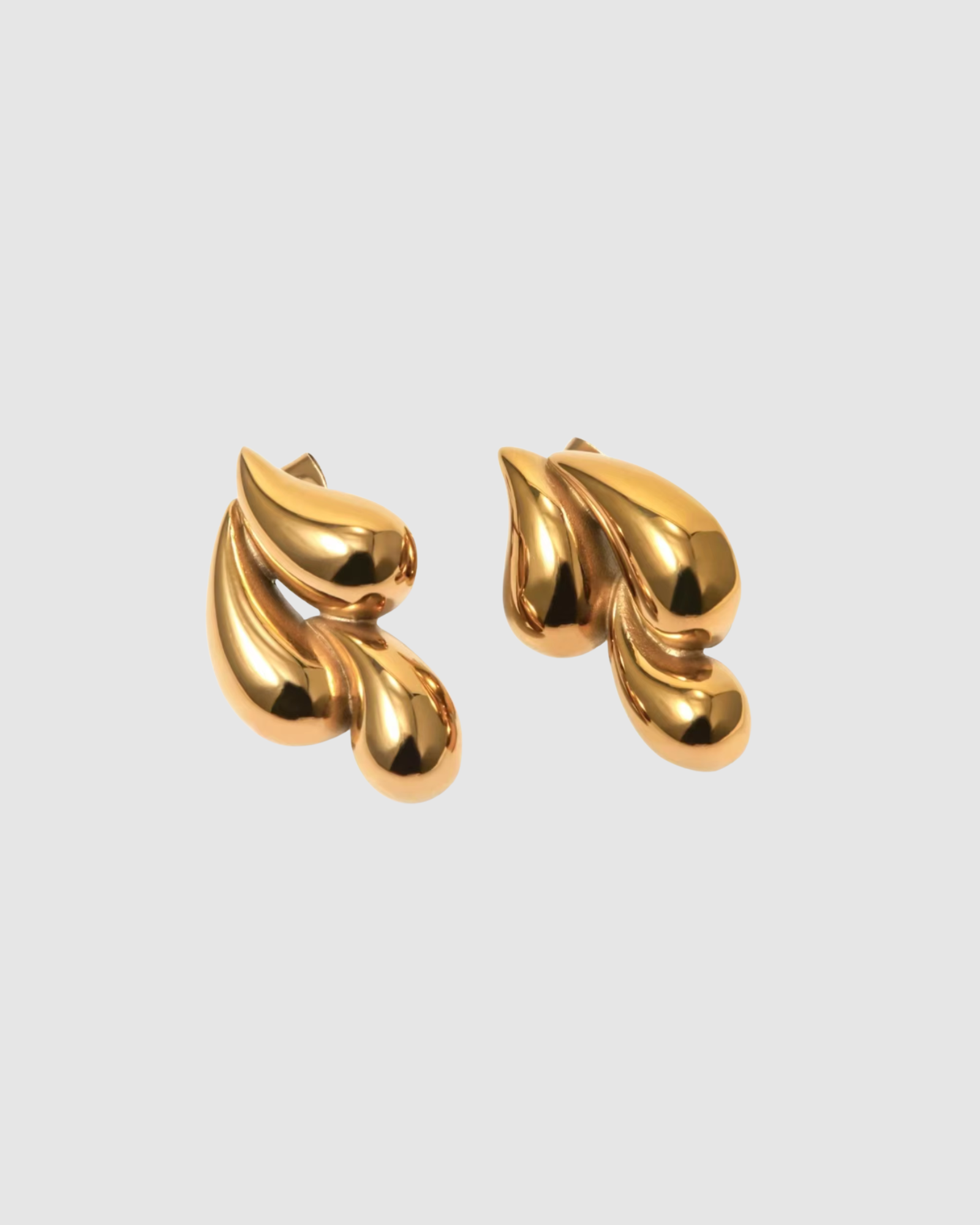 Castel & Co Droplet Earrings Gold