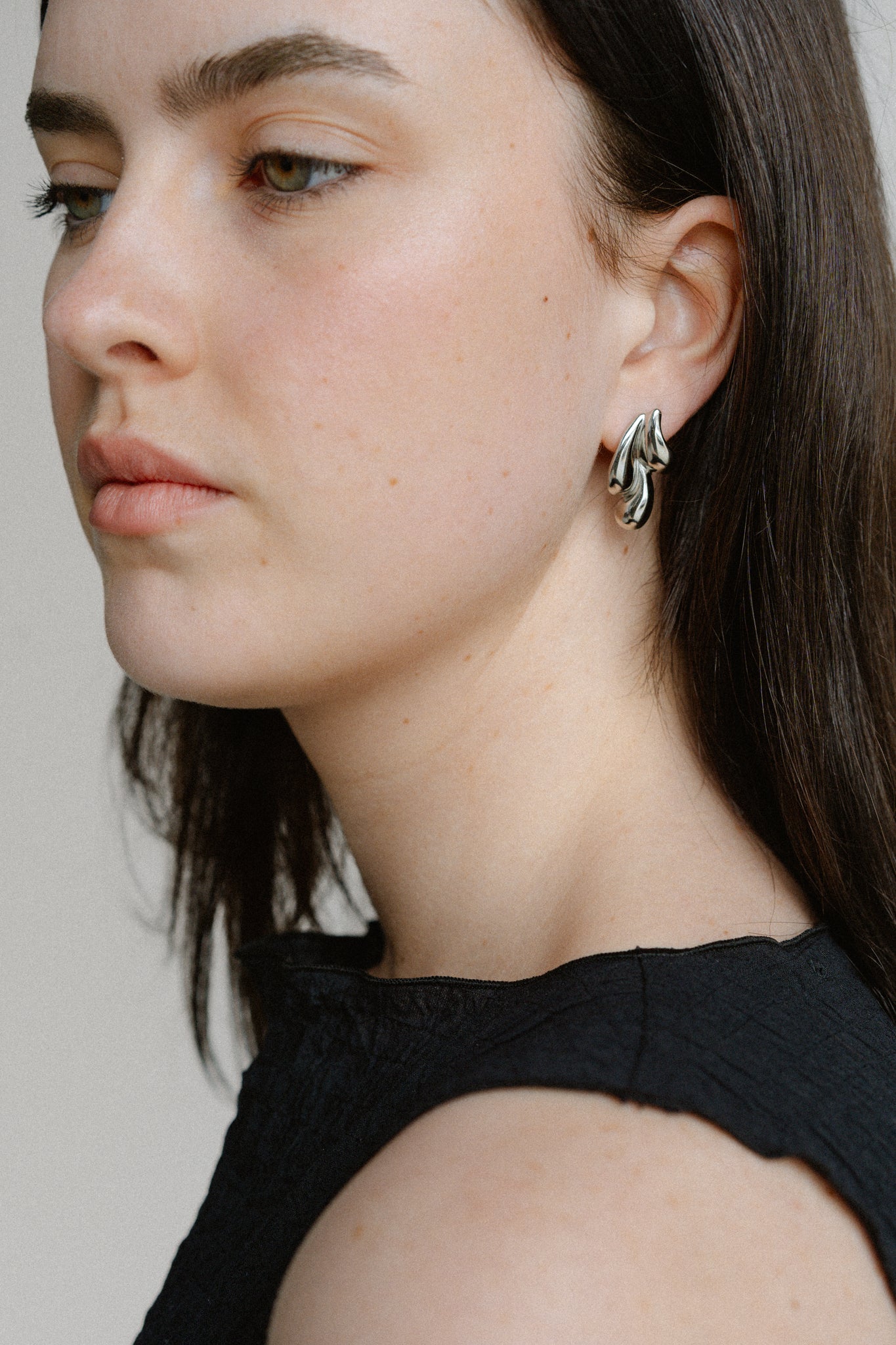 Castel & Co Droplet Earrings Silver