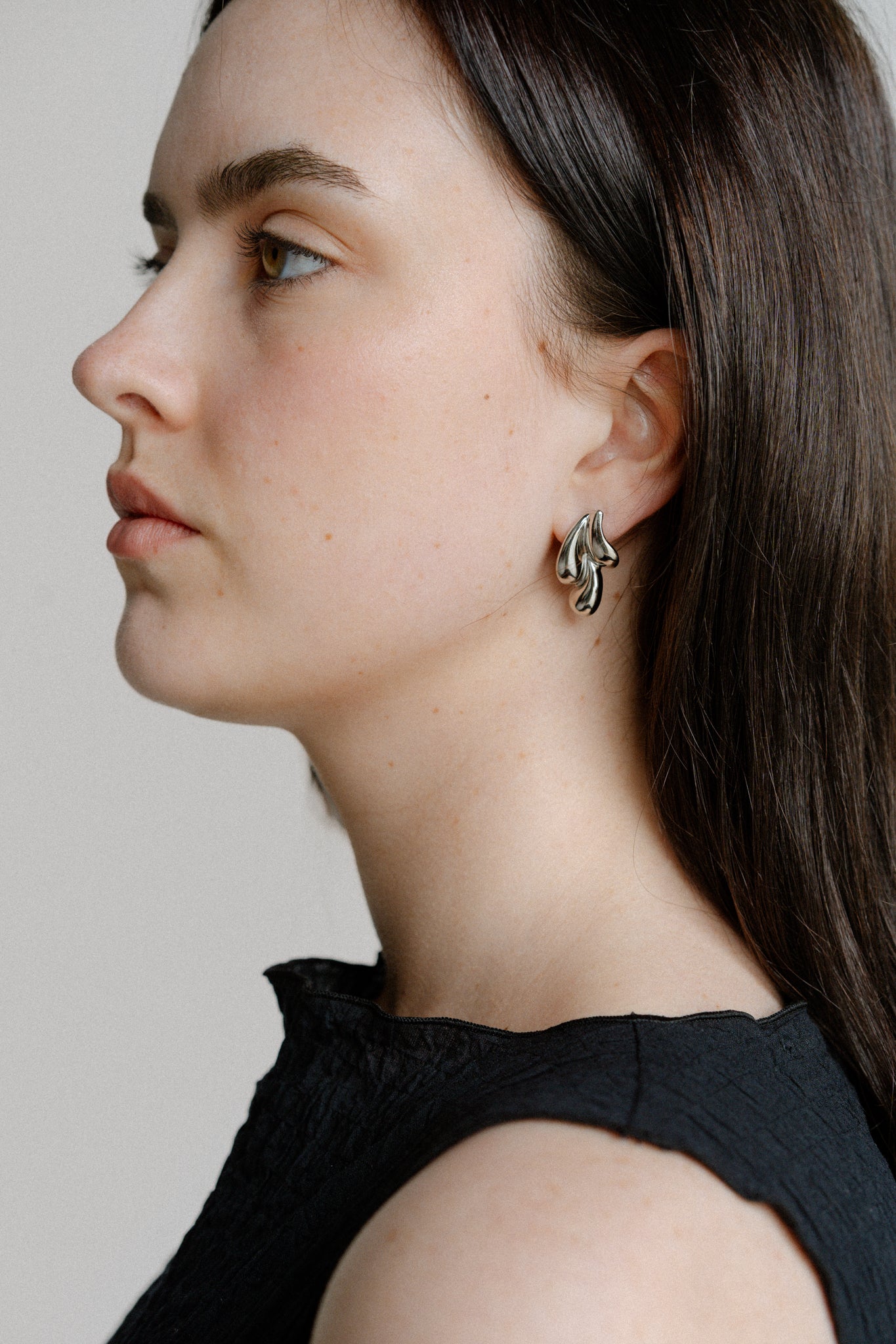 Castel & Co Droplet Earrings Silver