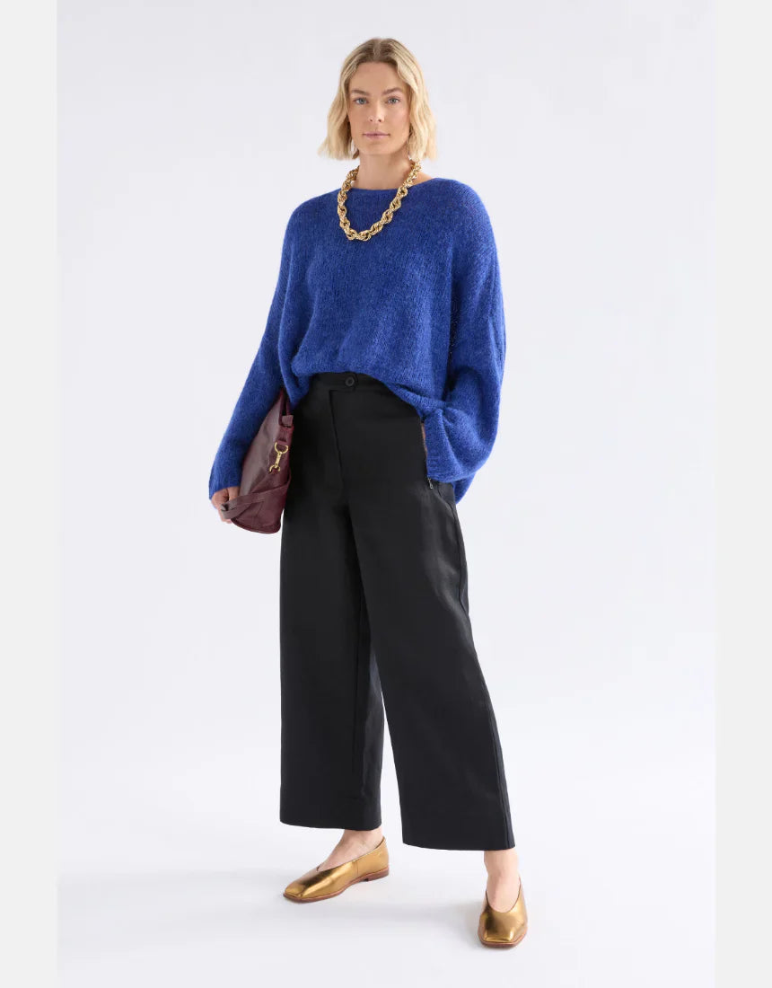 Elk Agna Sweater Deep Cobalt