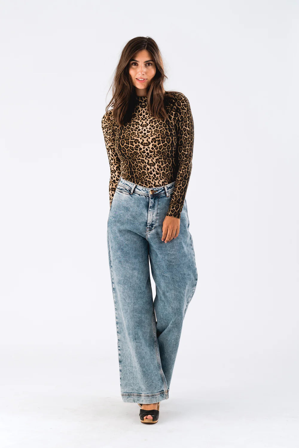 Lollys Laundry Ellen Top Leo Leopard