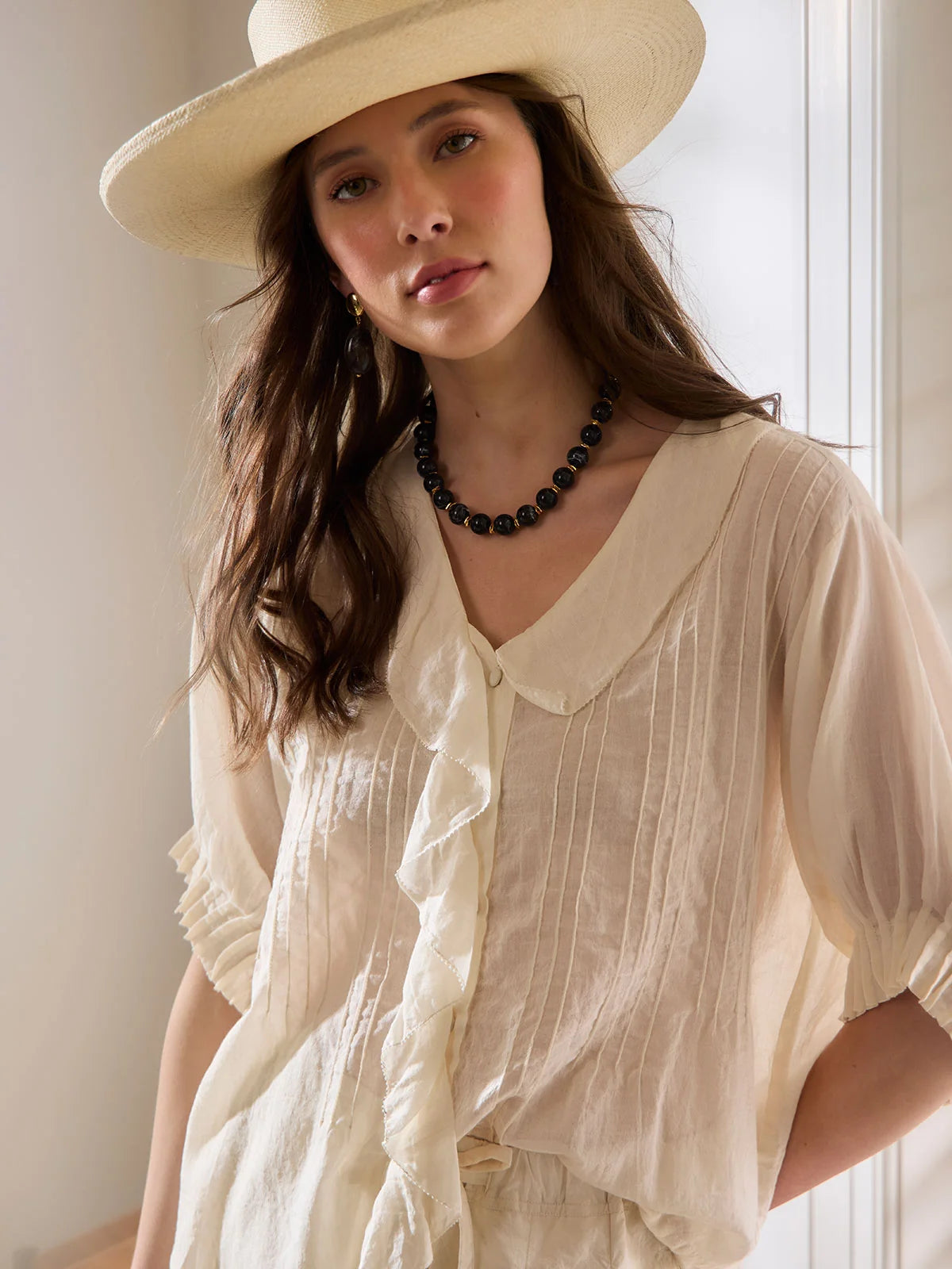 Sills Elodie Blouse Chalk
