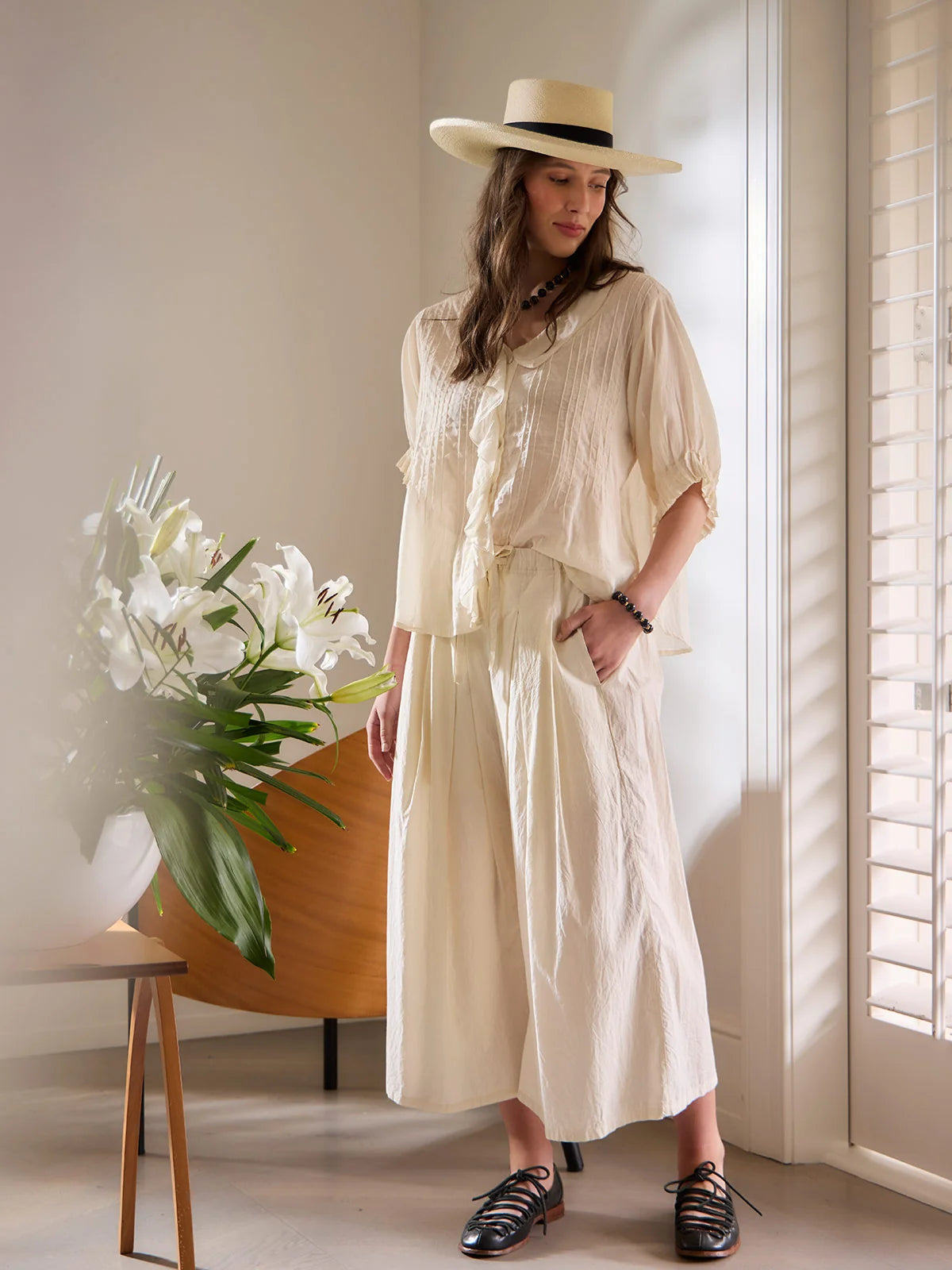 Sills Elodie Blouse Chalk