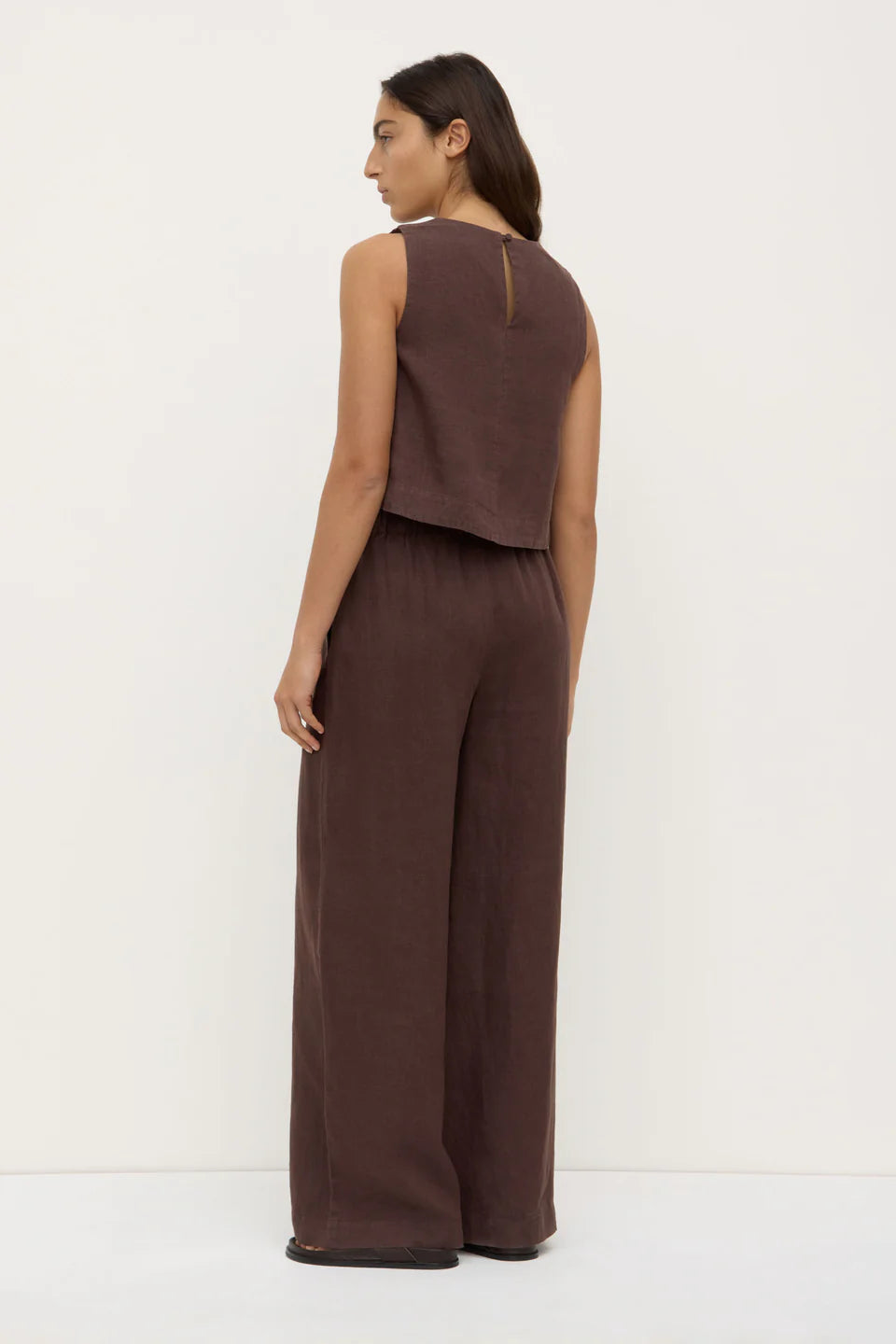Assembly Label Everyday Linen Pant - Ganache