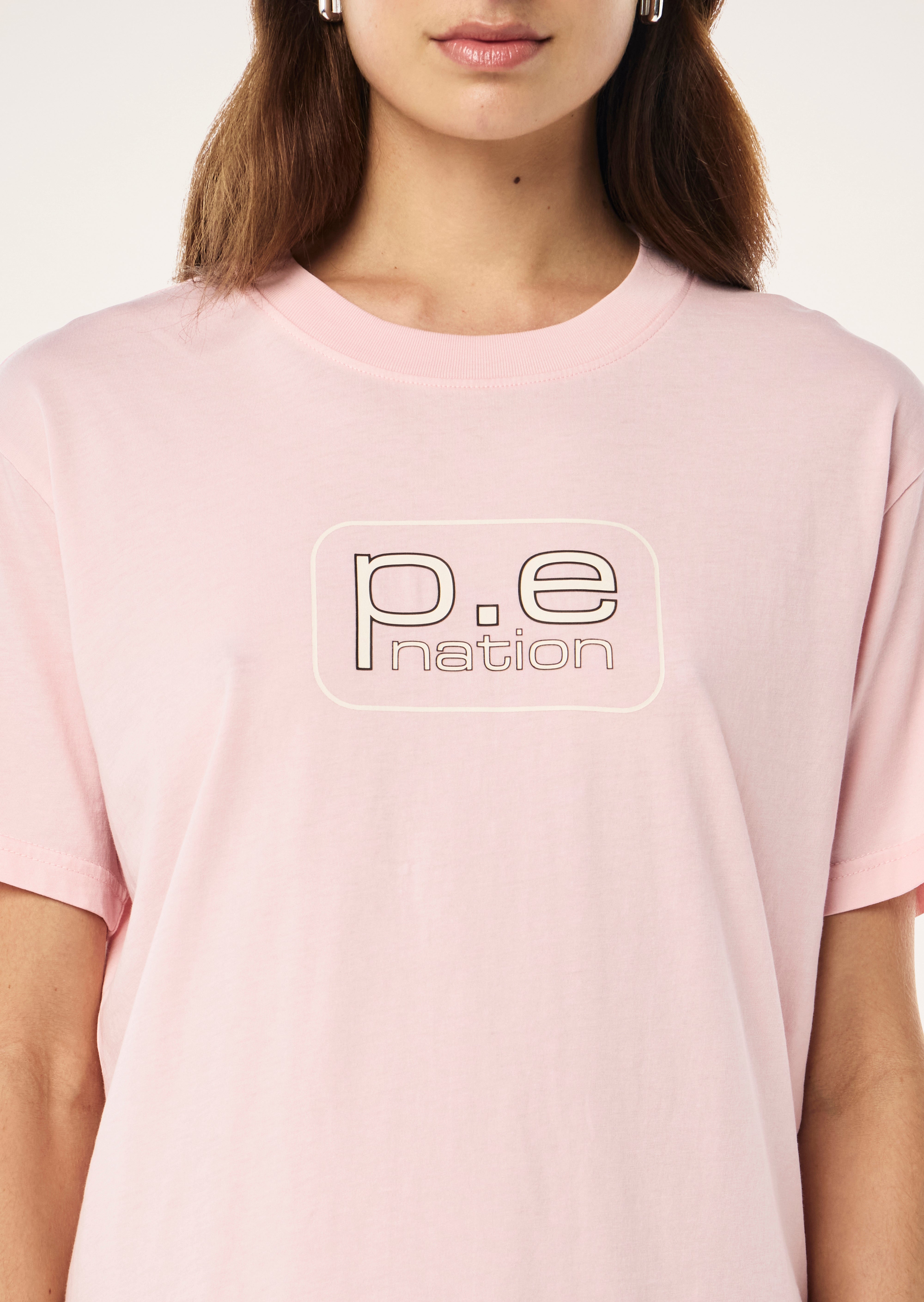 P.E Nation Flux Tee Chalk Pink