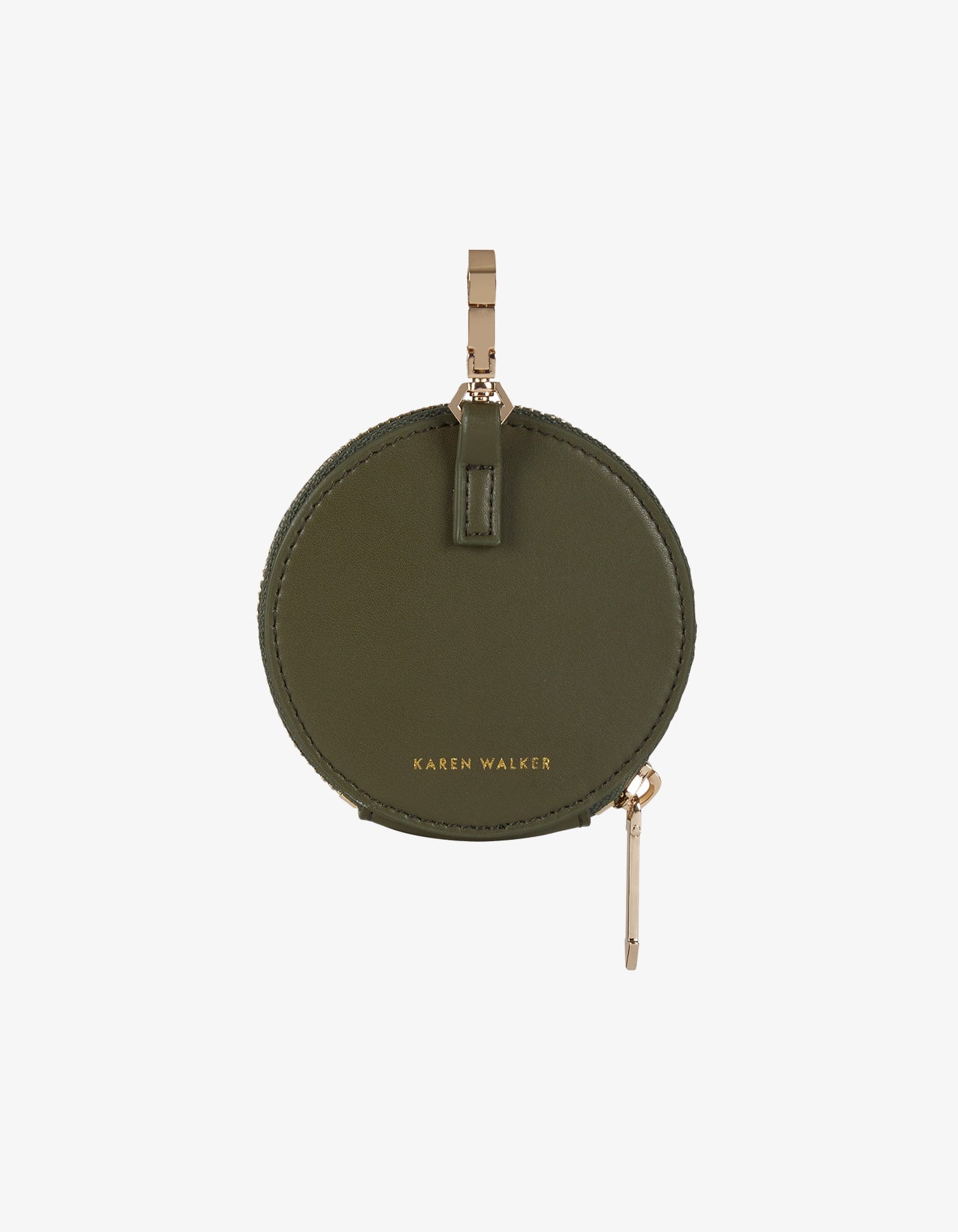 Karen Walker Filigree Coin Purse Dark Olive