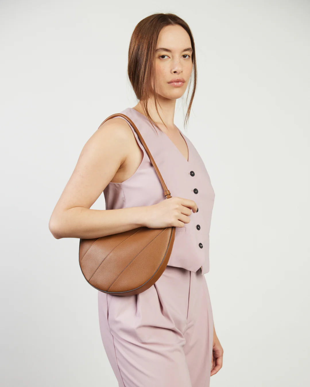Saben Gani Shoulder Bag Tan Bias