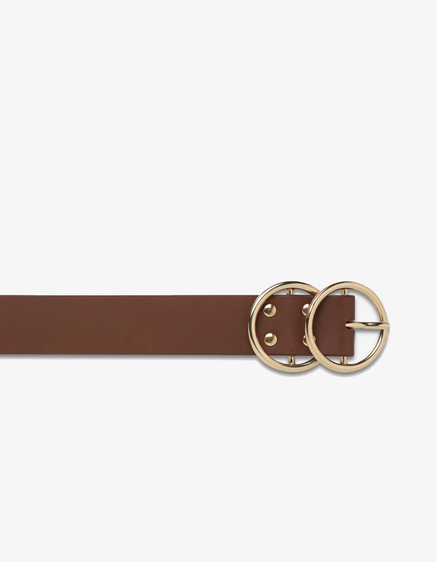 Status Anxiety Mislaid Leather Belt Black/ Gold