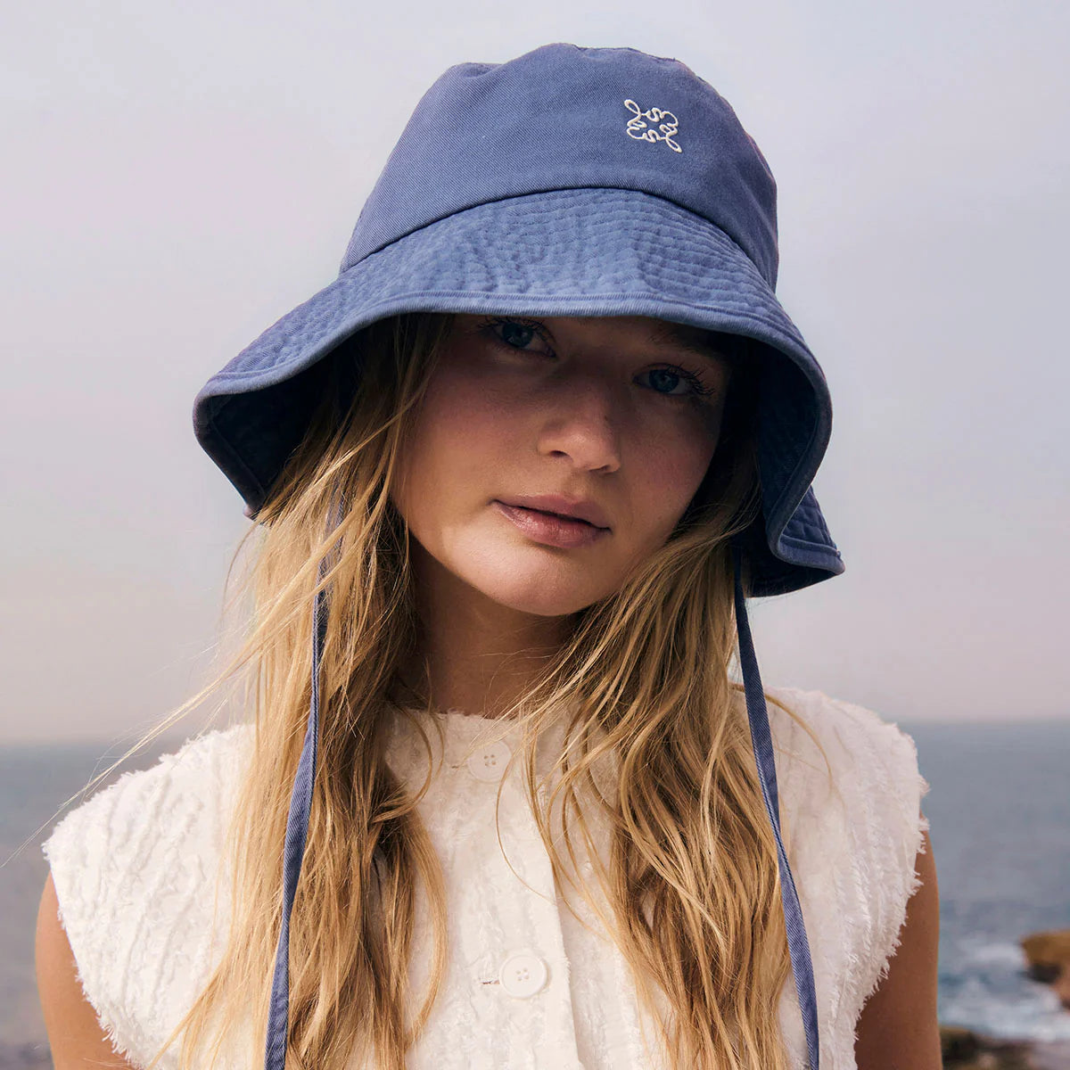 Status Anxiety Golden Days Sunhat - French Blue