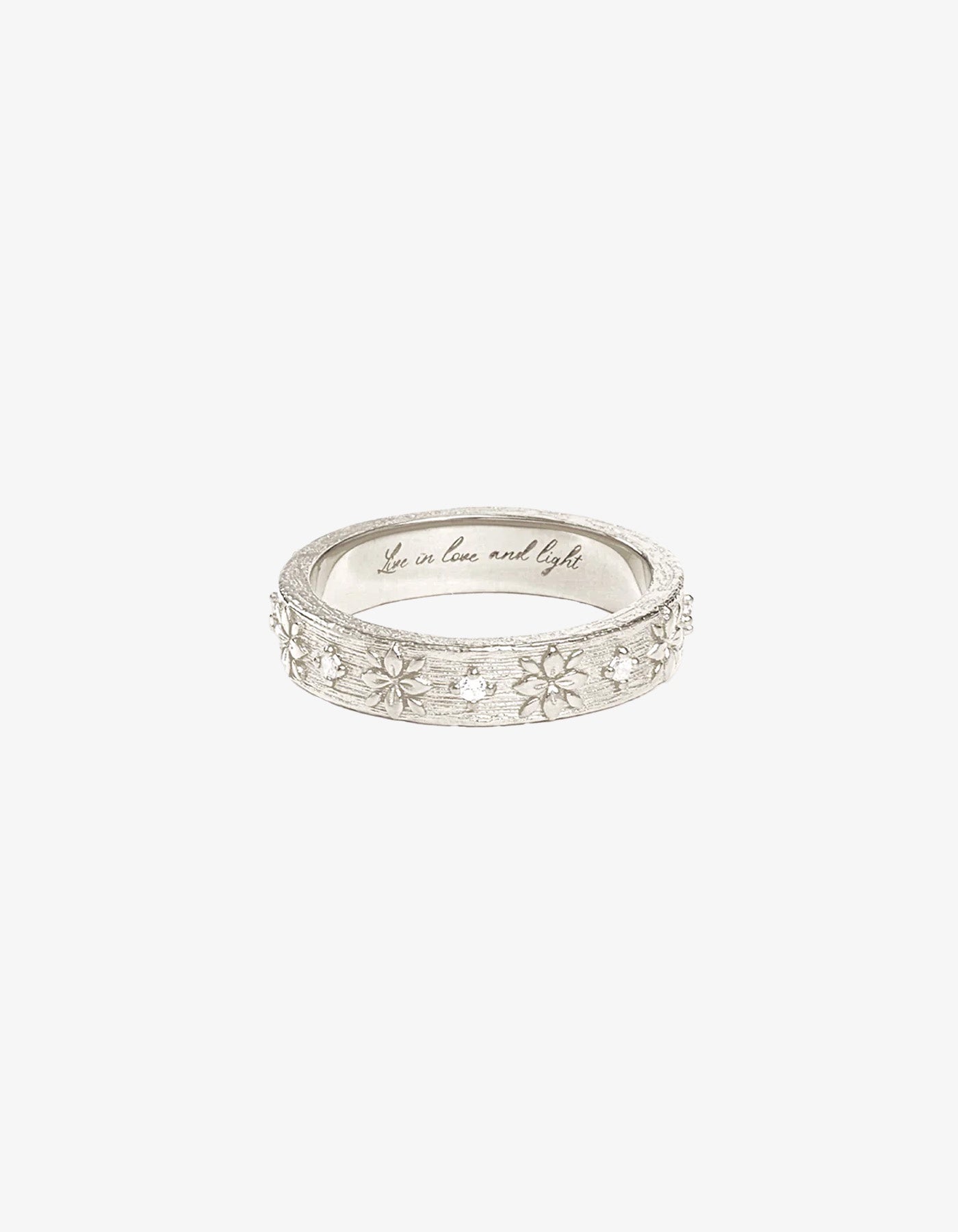 By Charlotte Live in Grace Ring Silver