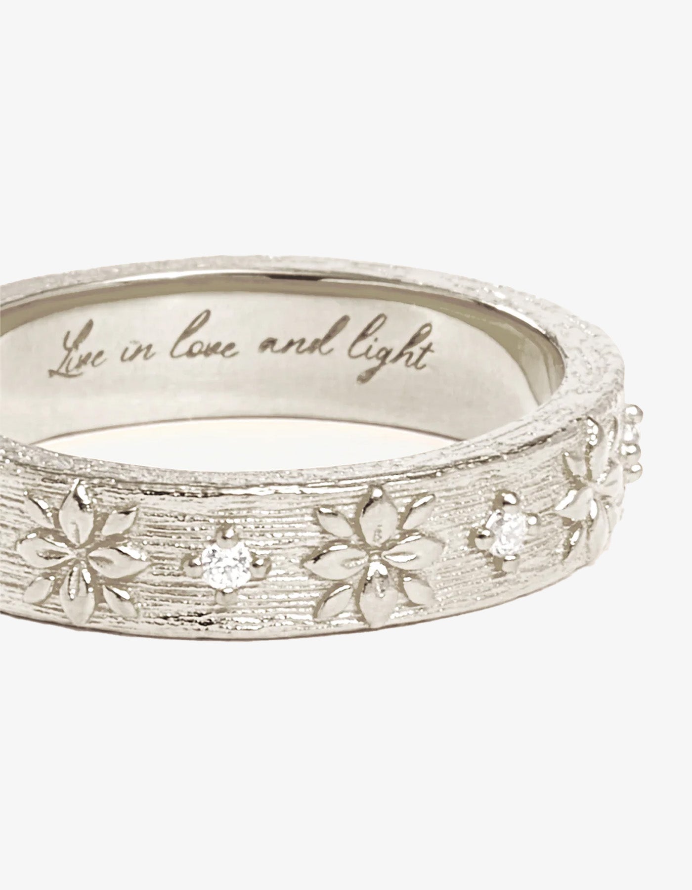 By Charlotte Live in Grace Ring Silver