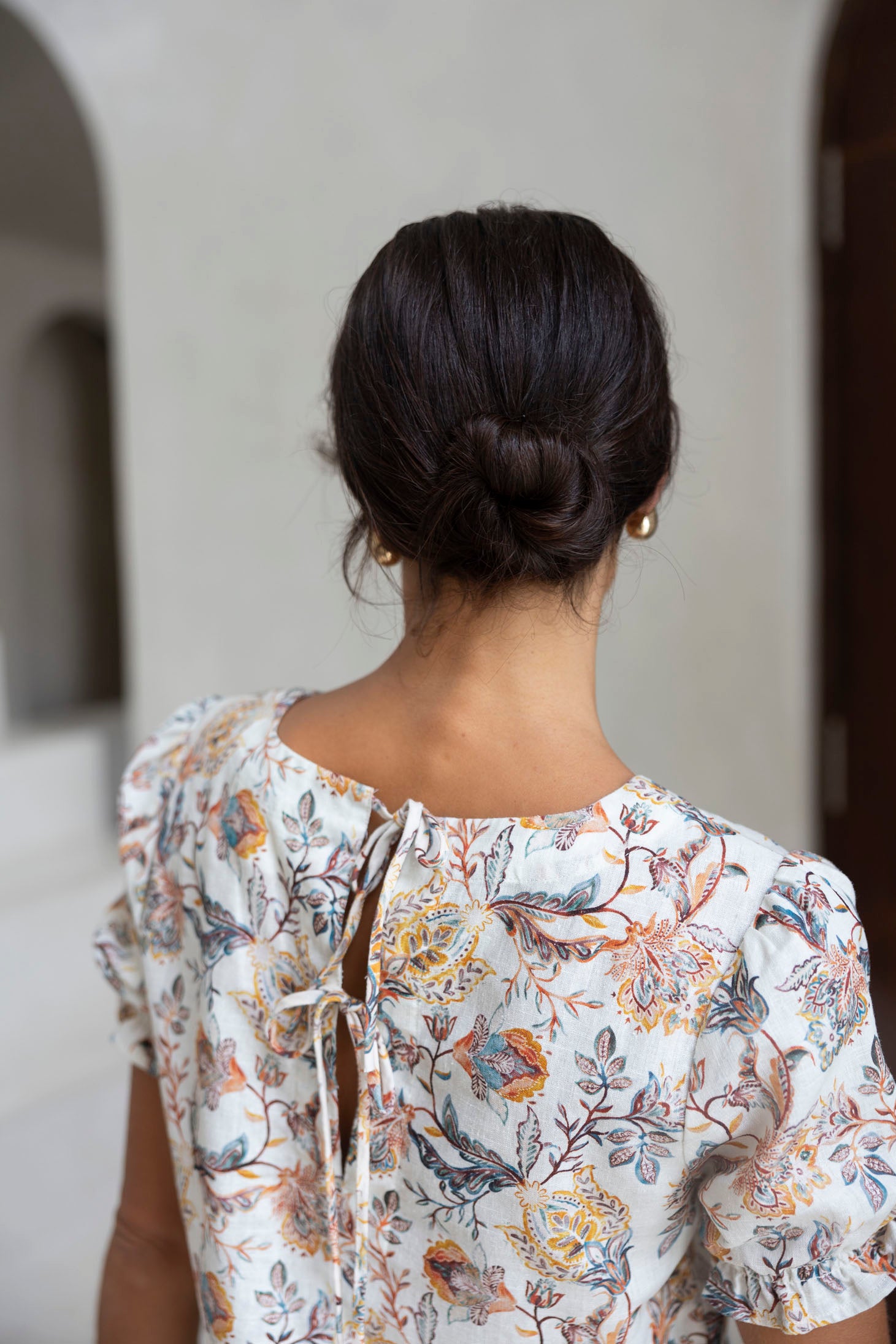 Humidity Sana Lilly Dress Kaffir Print
