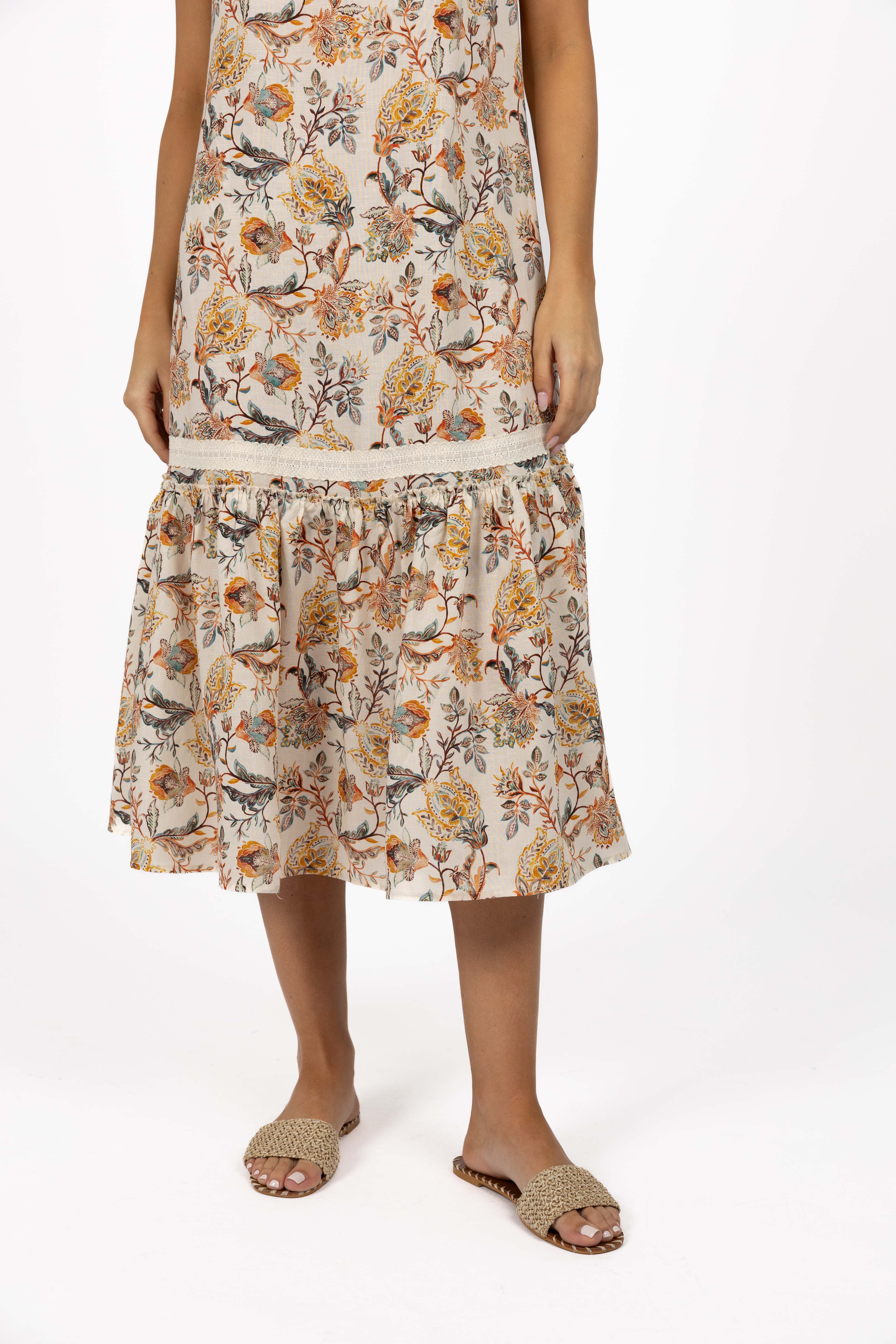 Humidity Juliette Dress Kaffir Print