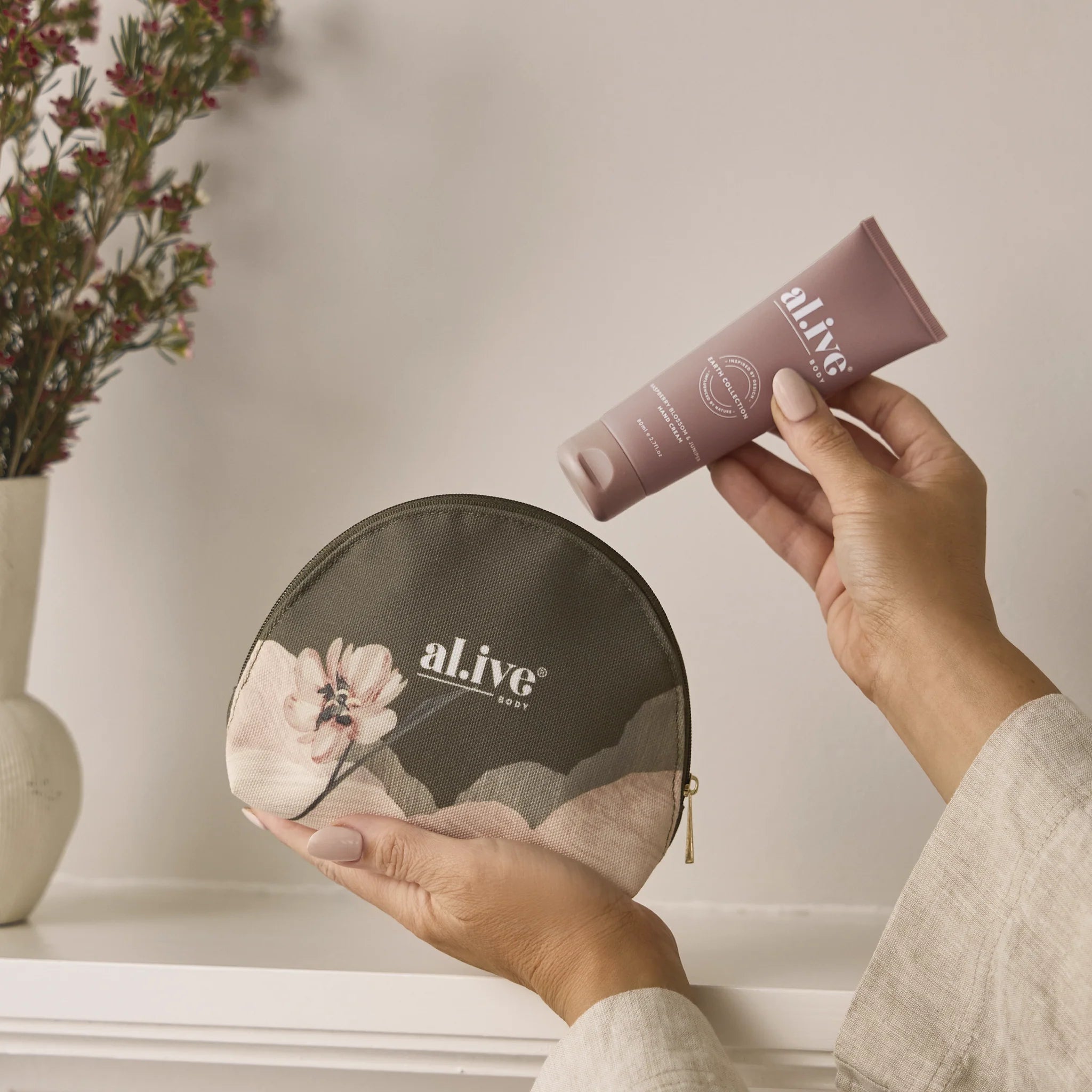 al.ive Hand & Lip Gift Set - Raspberry Blossom & Juniper