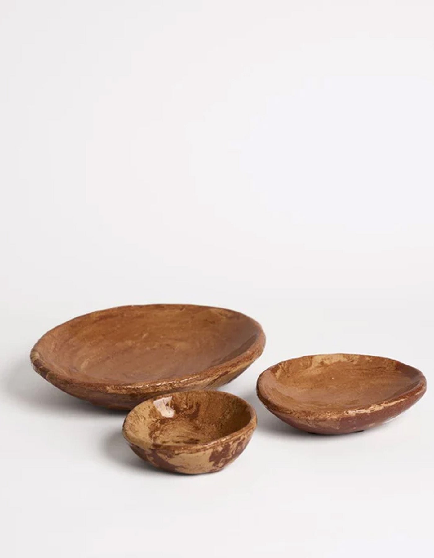 Ned Collections Harvenwood Bowl Large Sand Brown