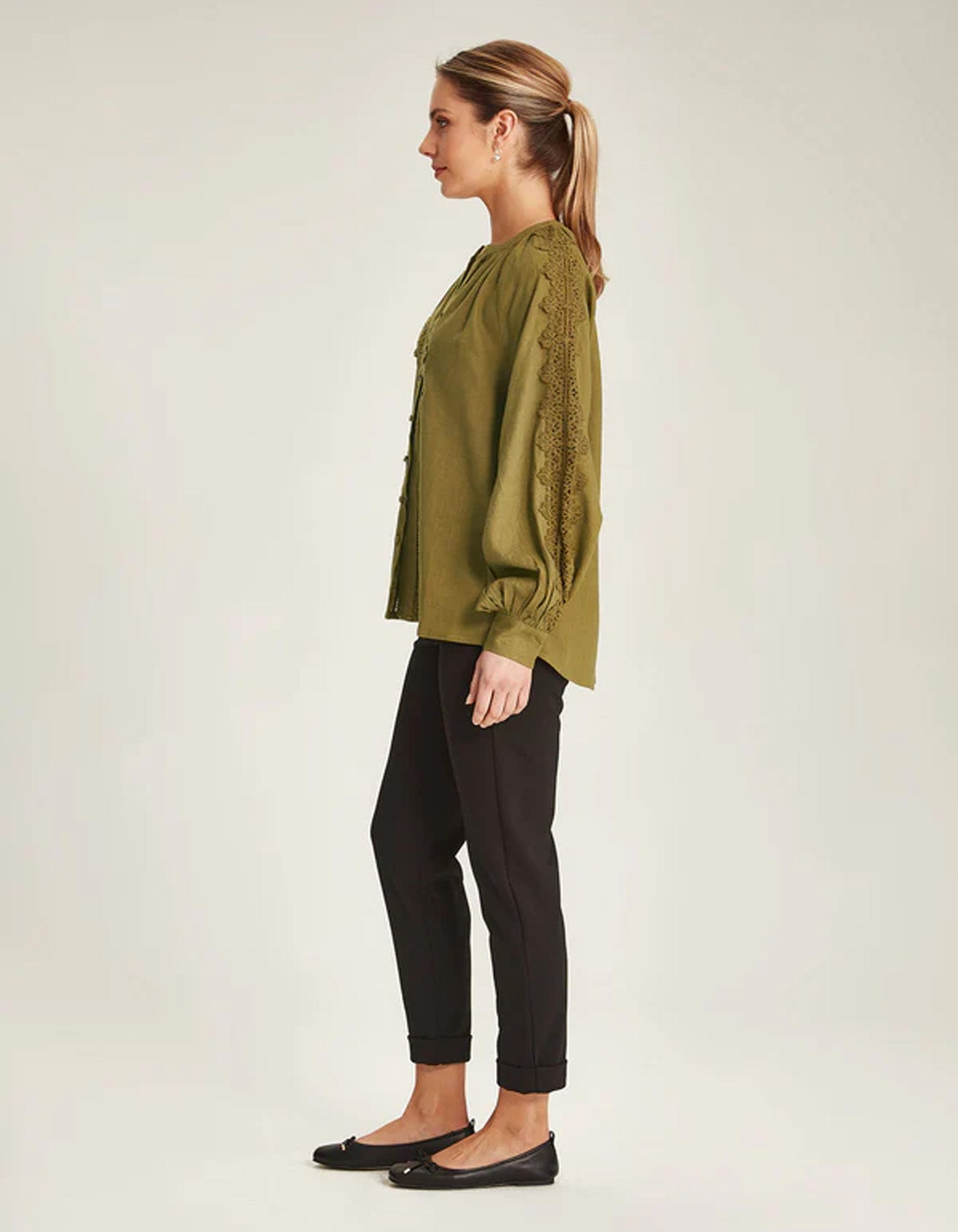 Sills Luxe Hepburn Pant Black