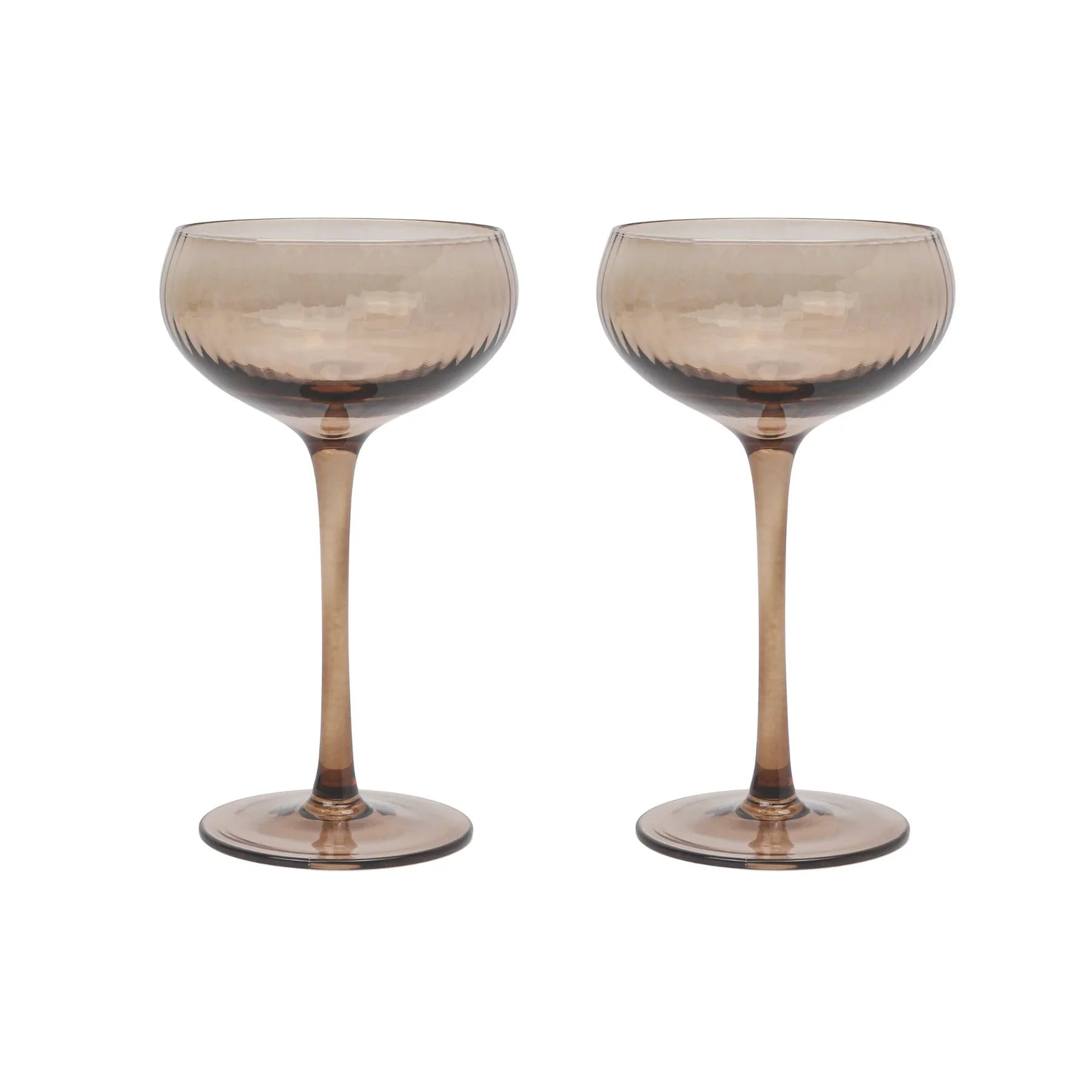 Here's How Lou Coupe Cocktail Glasses Set Of 2 Smoke