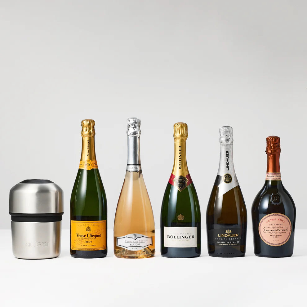 Huski Champagne Wine Bottle Cooler- Brushed Stainless