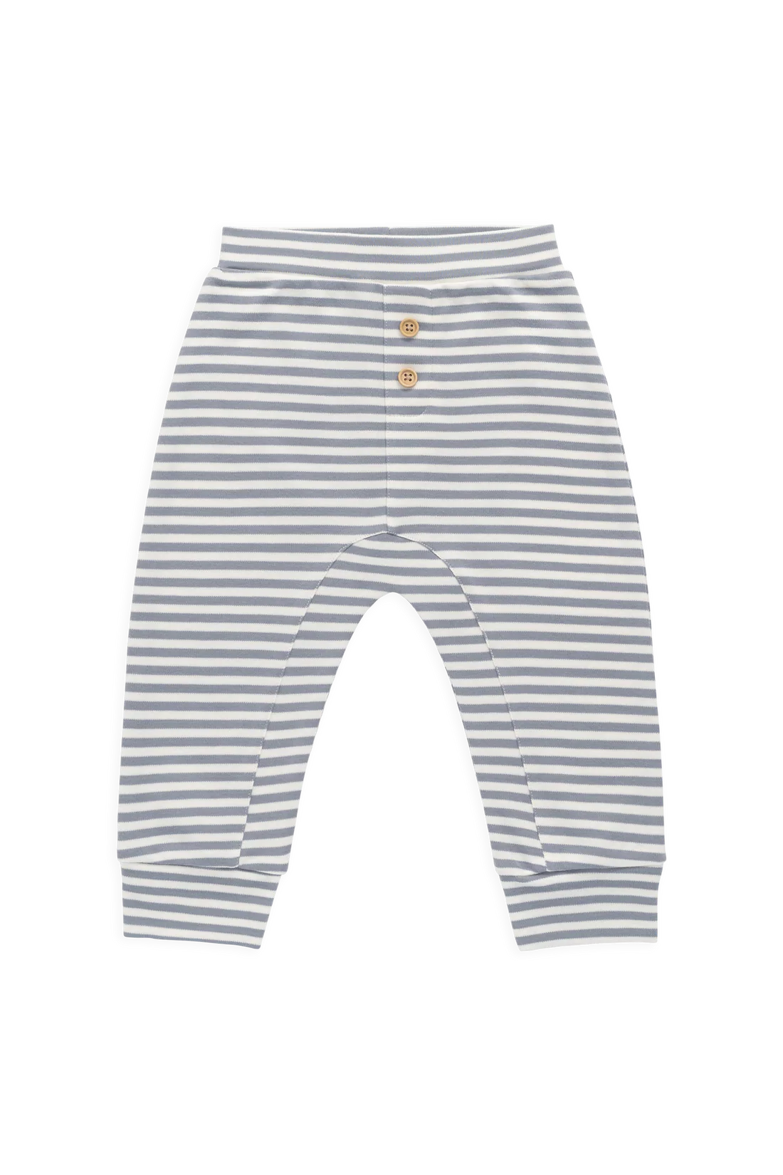 Jamie Kay Pima Cotton Wesley Pant - Narrow Stripe Dawn/Cloud