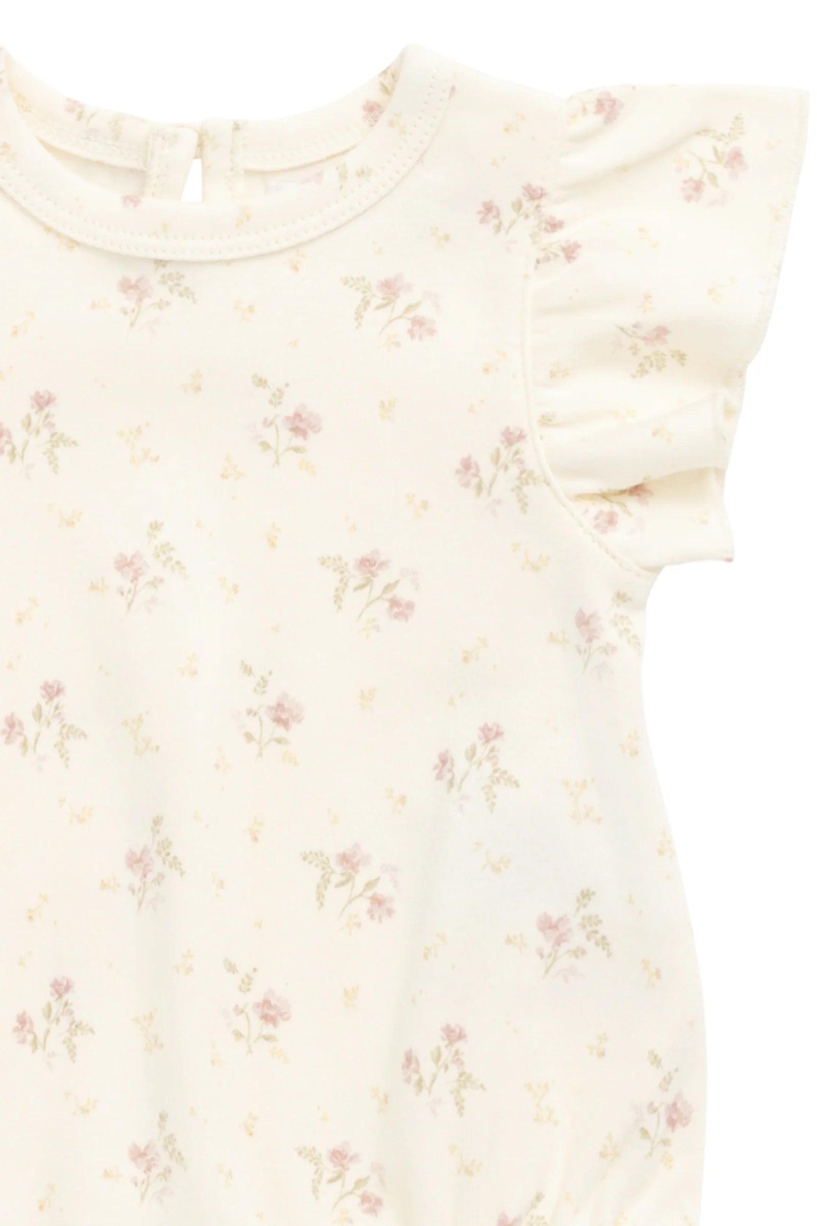 Jamie Kay Organic Cotton Sage Onepiece - Thelma Parchment