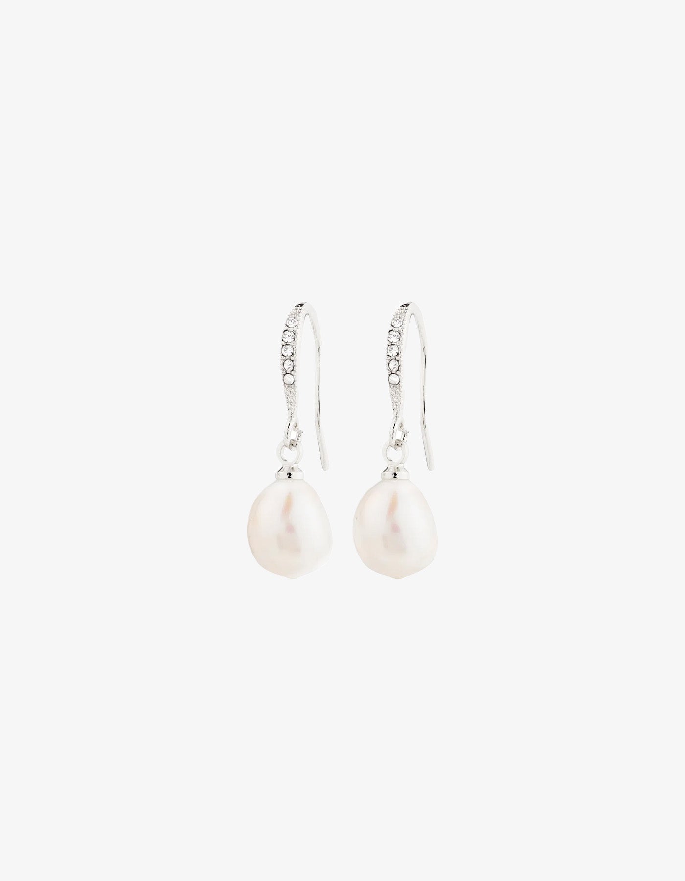 Pilgrim Jasmin Pearl Earrings Silver