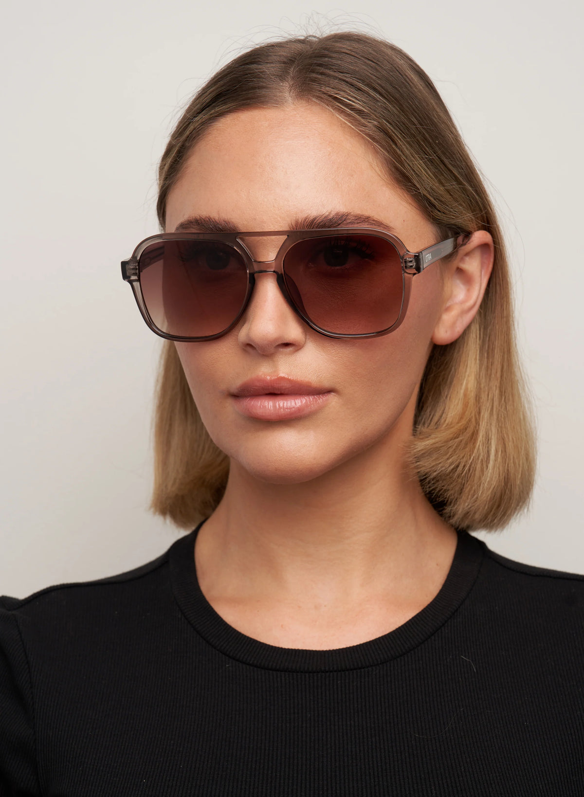 Otra Eyewear Kori Trans Olive/Brown/Fade