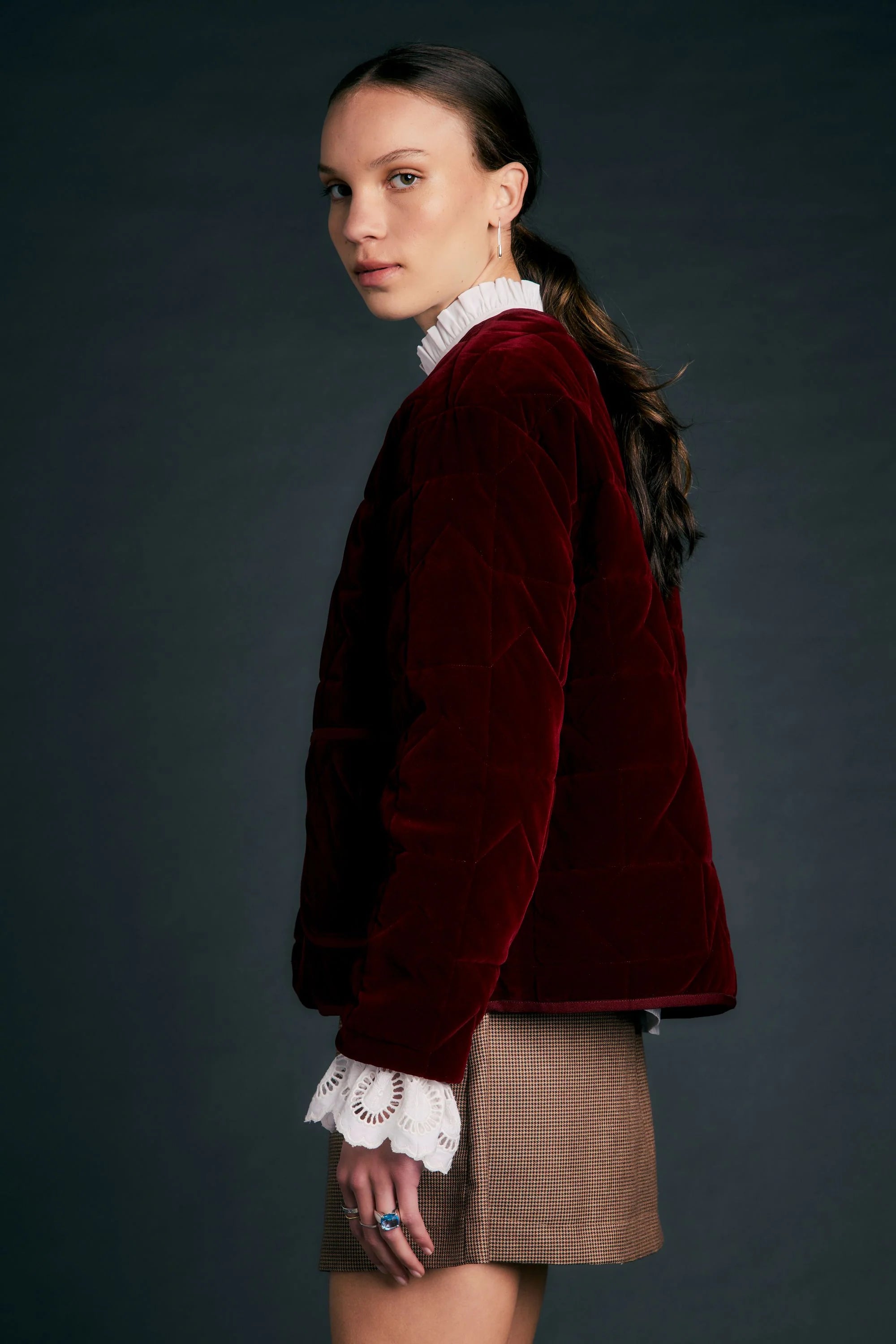 Karen Walker Ashford Jacket Merlot